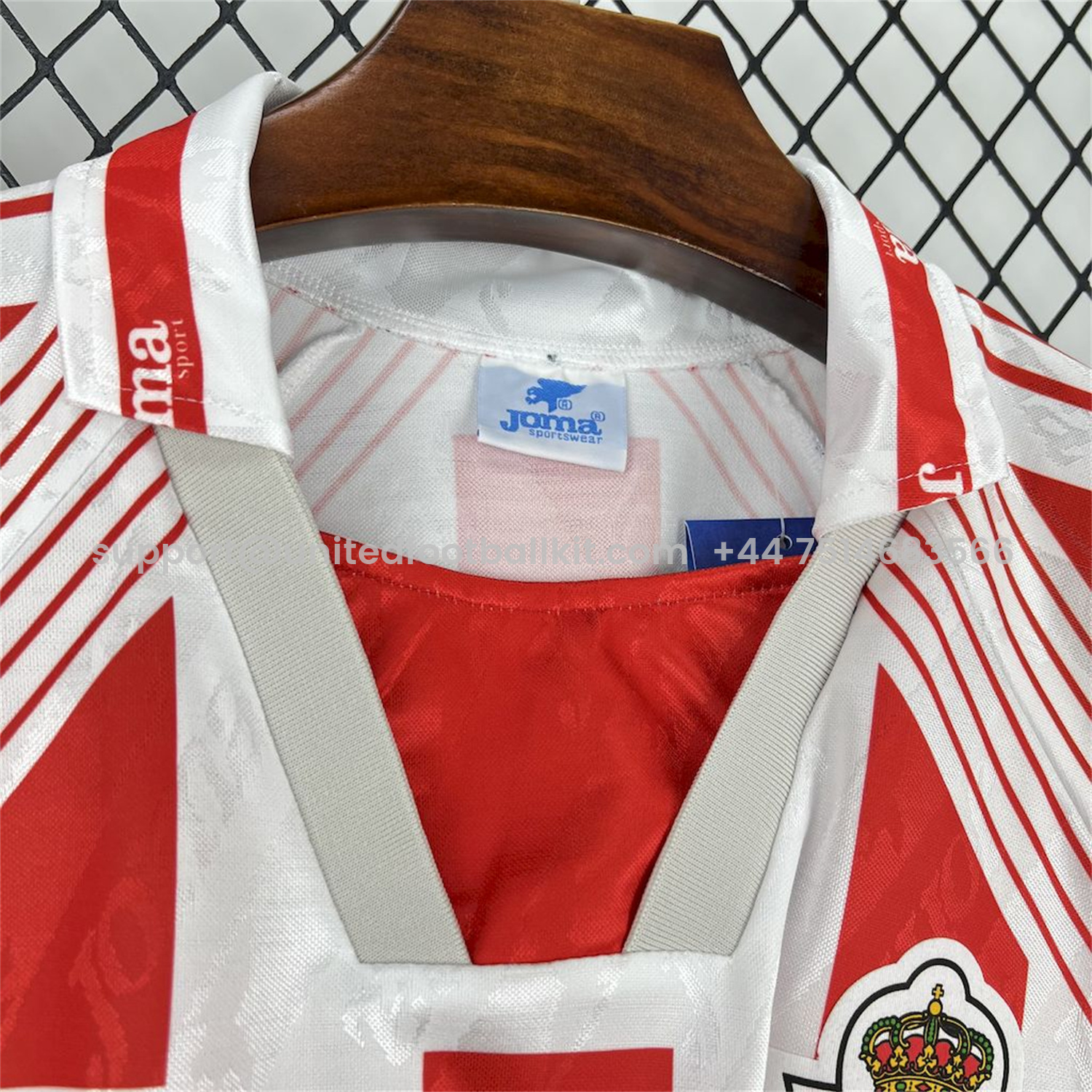 Unitedfootballkit.com | Retro Sporting de Gijon 1994-95 Home Jersey -Customize Name, Number and Patch | Worldwide Shipping