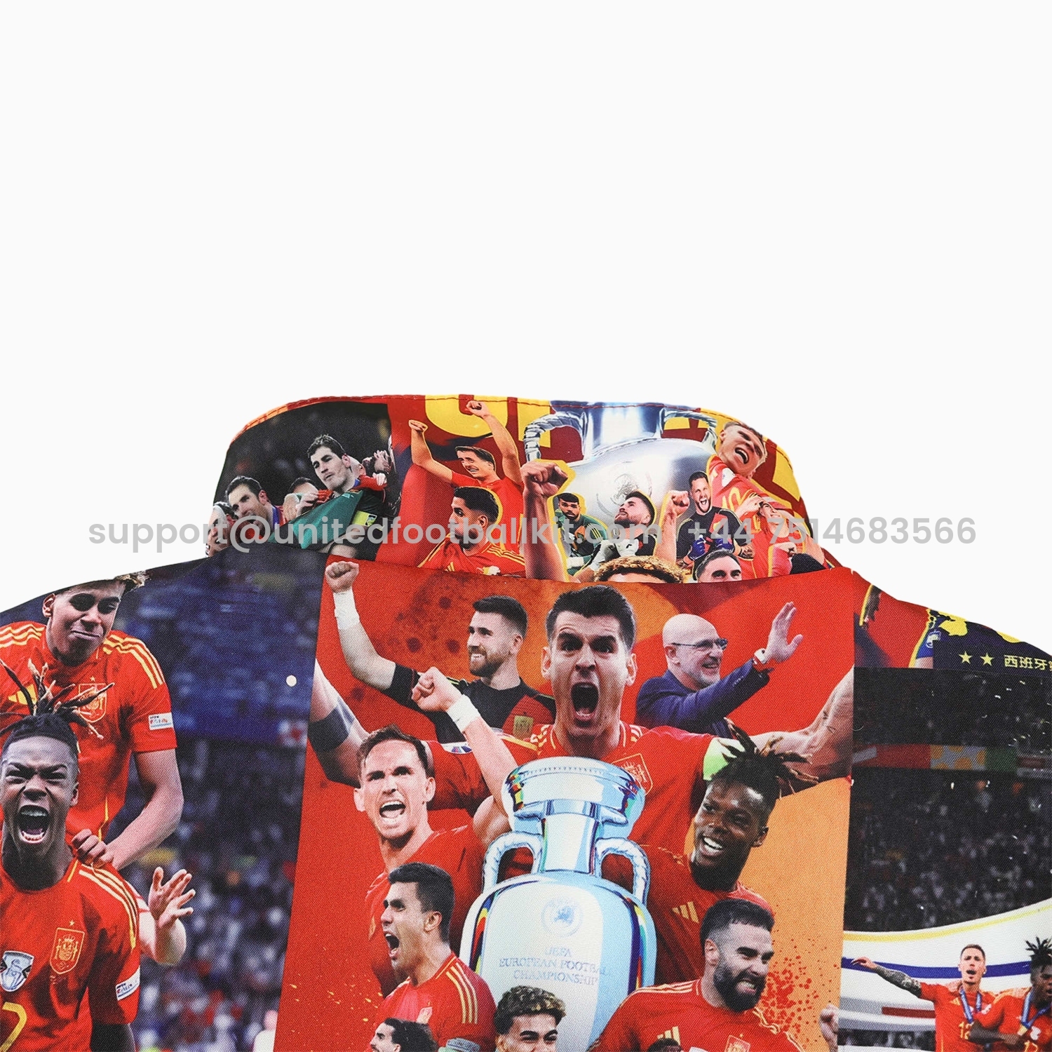 Unitedfootballkit.com | Spain 24-25 Red Double Sided Reversible Windbreaker - 2024 EURO Championship -Customize Name, Number and Patch | Worldwide Shipping
