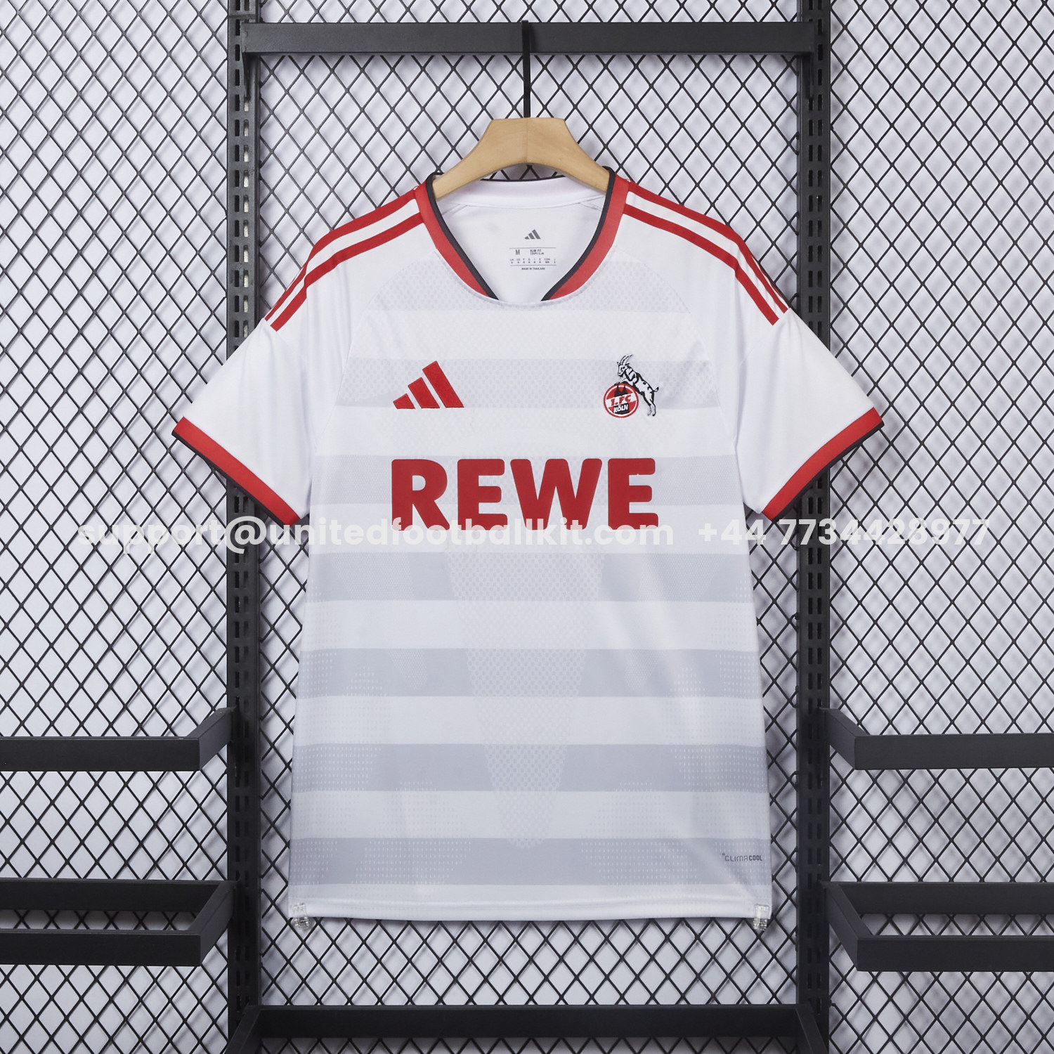 Unitedfootballkit.com | Köln 26-27 Home Jersey - Fans Version -Customize Name, Number and Patch | Worldwide Shipping