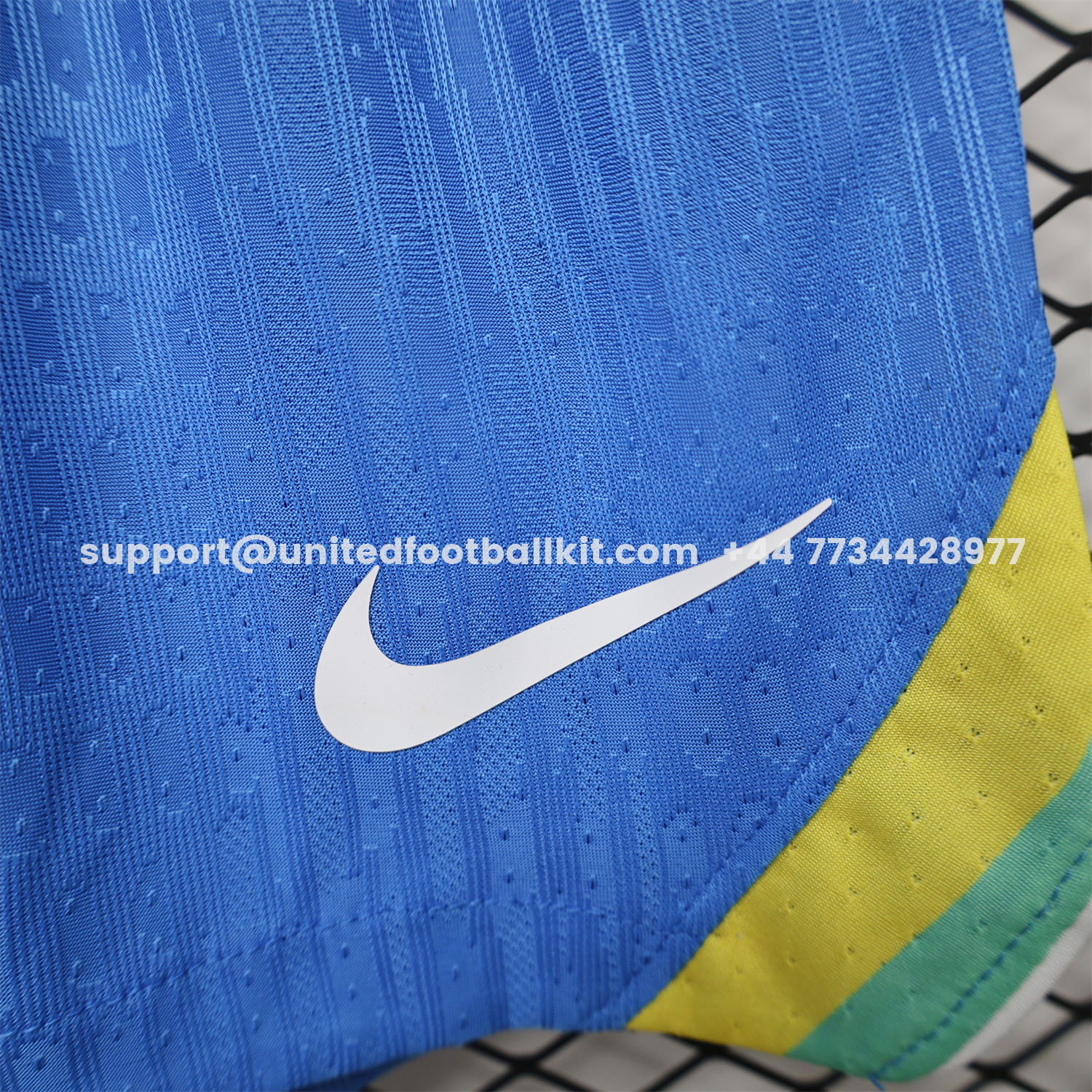 Unitedfootballkit.com | Brazil 2026 Home Blue Shorts - Player Version -Customize Name, Number and Patch | Worldwide Shipping