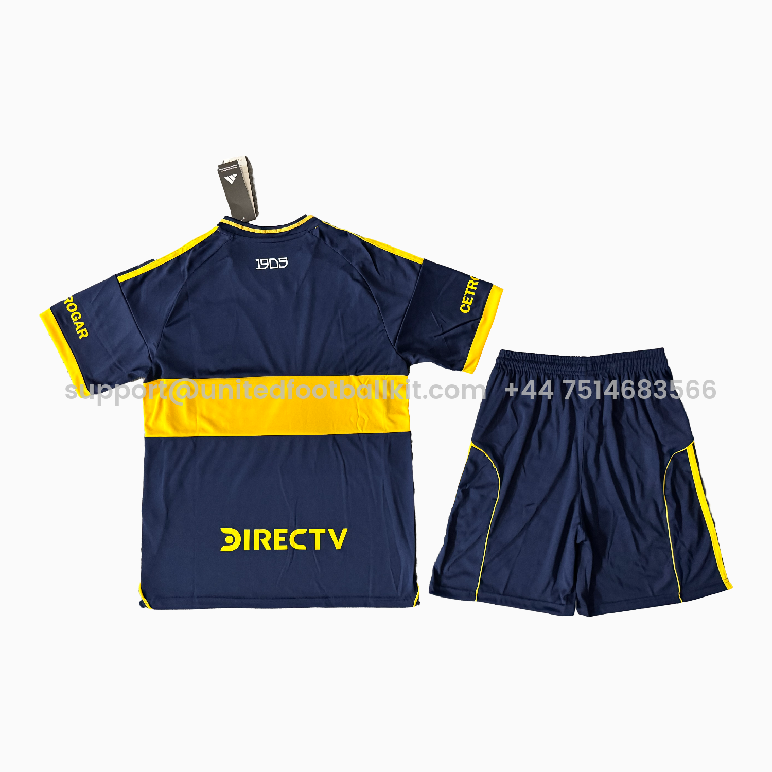 Unitedfootballkit.com | Boca Juniors 25-26 Home Men's Adult Jersey Set - Fans Version -Customize Name, Number and Patch | Worldwide Shipping