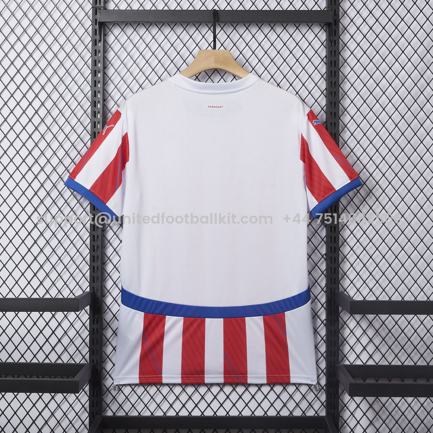 Unitedfootballkit.com | Paraguay 24-25 Home Jersey - Fans Version -Customize Name, Number and Patch | Worldwide Shipping