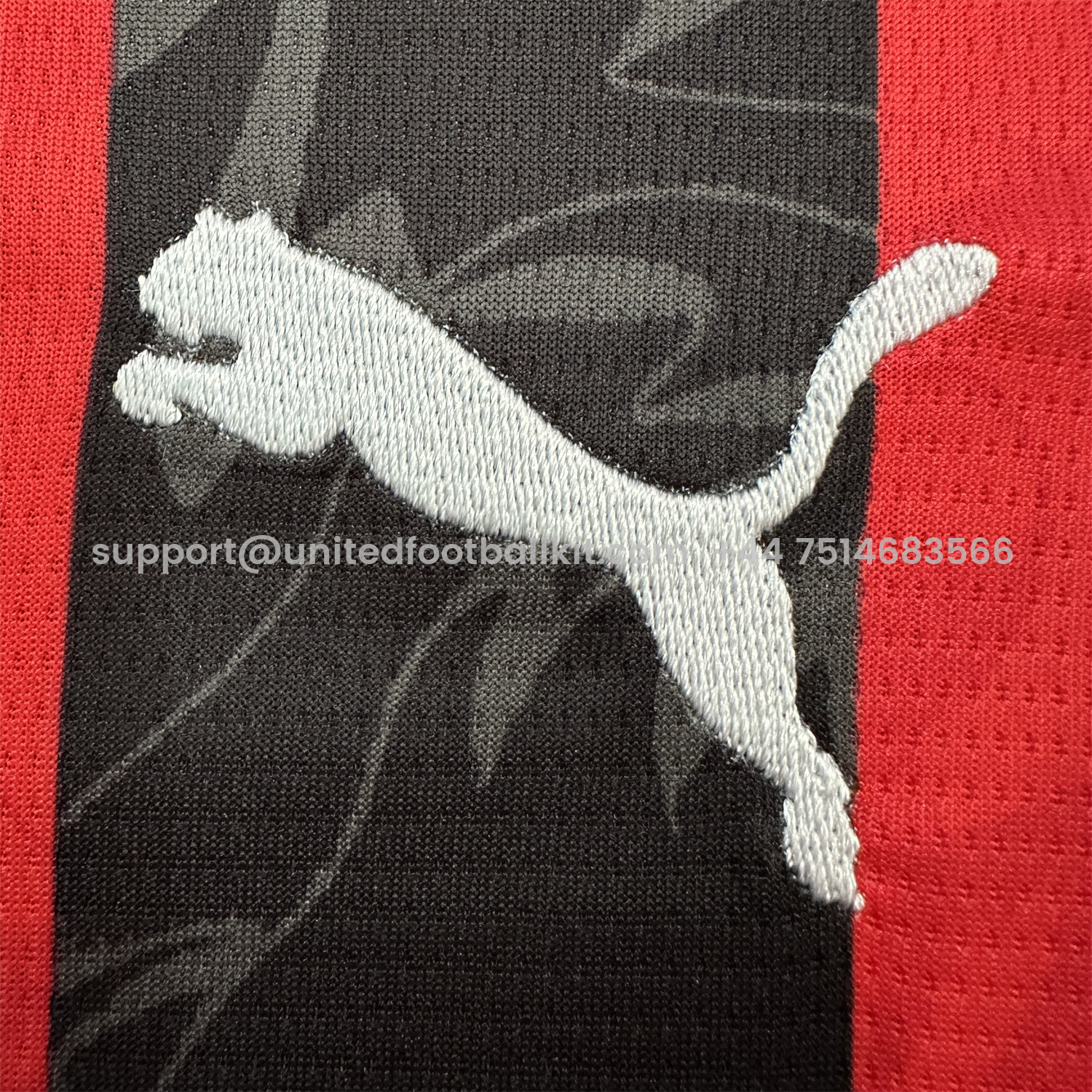 Unitedfootballkit.com | AC Milan 25-26 Home Jersey - Fans Version -Customize Name, Number and Patch | Worldwide Shipping