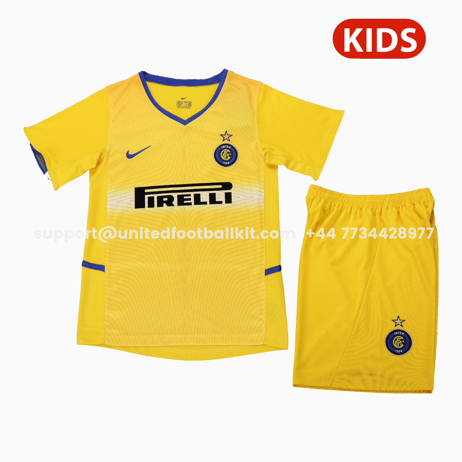 Unitedfootballkit.com | Retro Inter Milan 2002-03 Third Kids Kit -Customize Name, Number and Patch | Worldwide Shipping