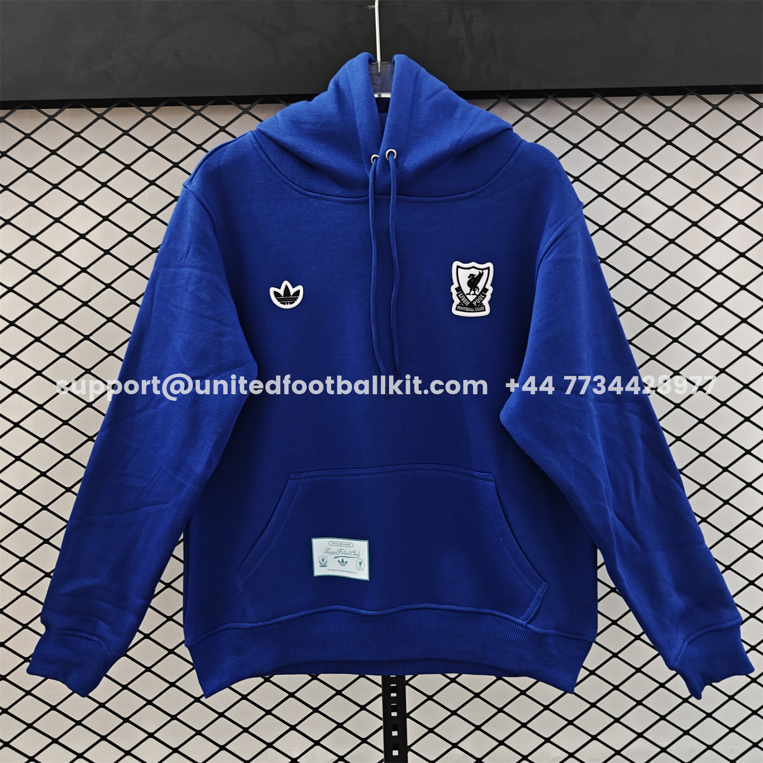 Unitedfootballkit.com | Liver.pool 25-26 Originals Terrace Icon White Team Logo Unisex Pullover Hoodie -Customize Name, Number and Patch | Worldwide Shipping