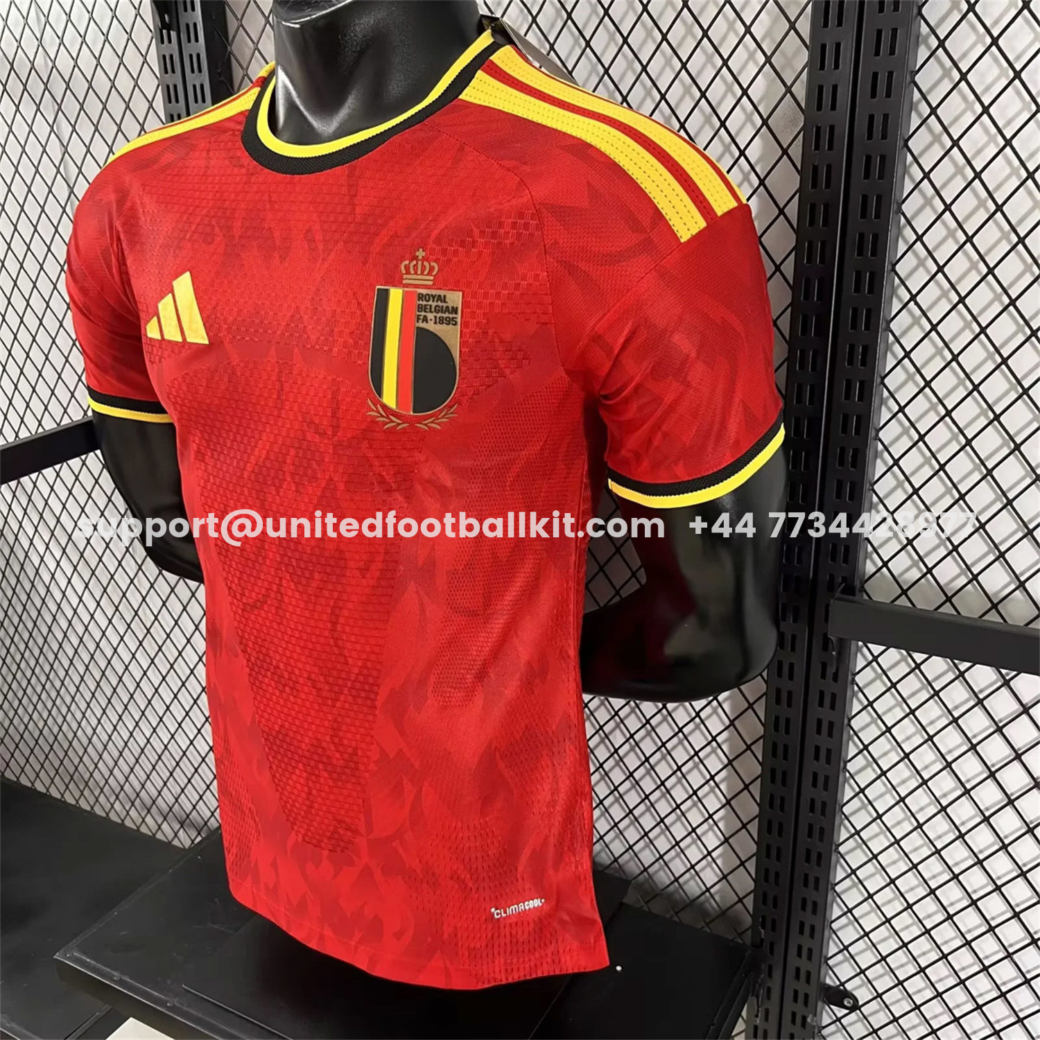 Unitedfootballkit.com | Belgium 2026 Home Jersey - Player Version -Customize Name, Number and Patch | Worldwide Shipping