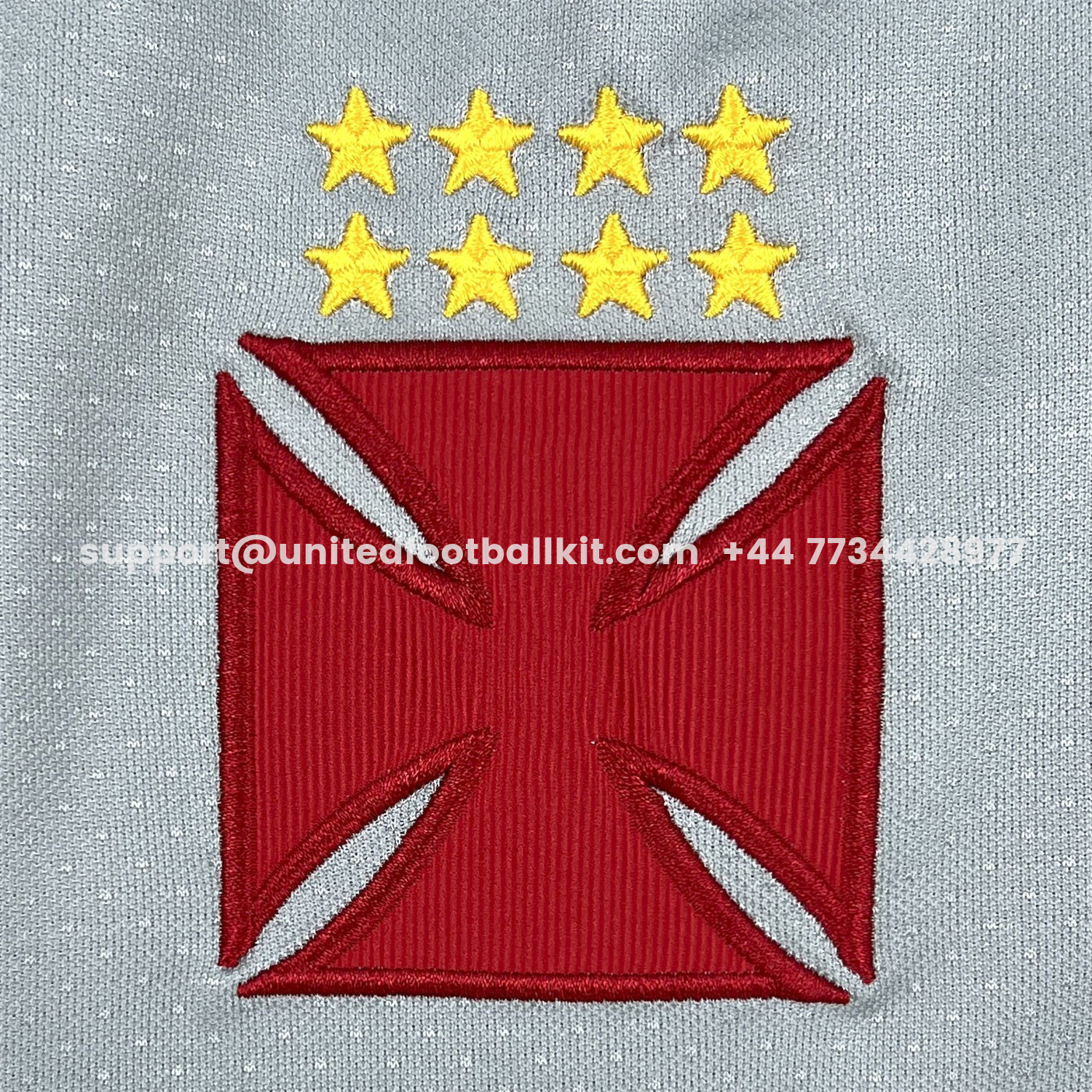 Unitedfootballkit.com | Women's Vasco da Gama 25-26 Grey Pre-Match Jersey -Customize Name, Number and Patch | Worldwide Shipping