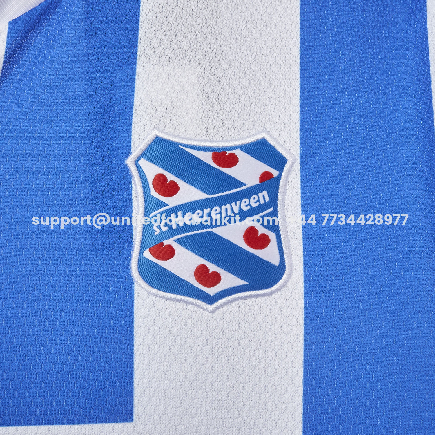 Unitedfootballkit.com | SC Heerenveen 25-26 Home Jersey - Fans Version -Customize Name, Number and Patch | Worldwide Shipping