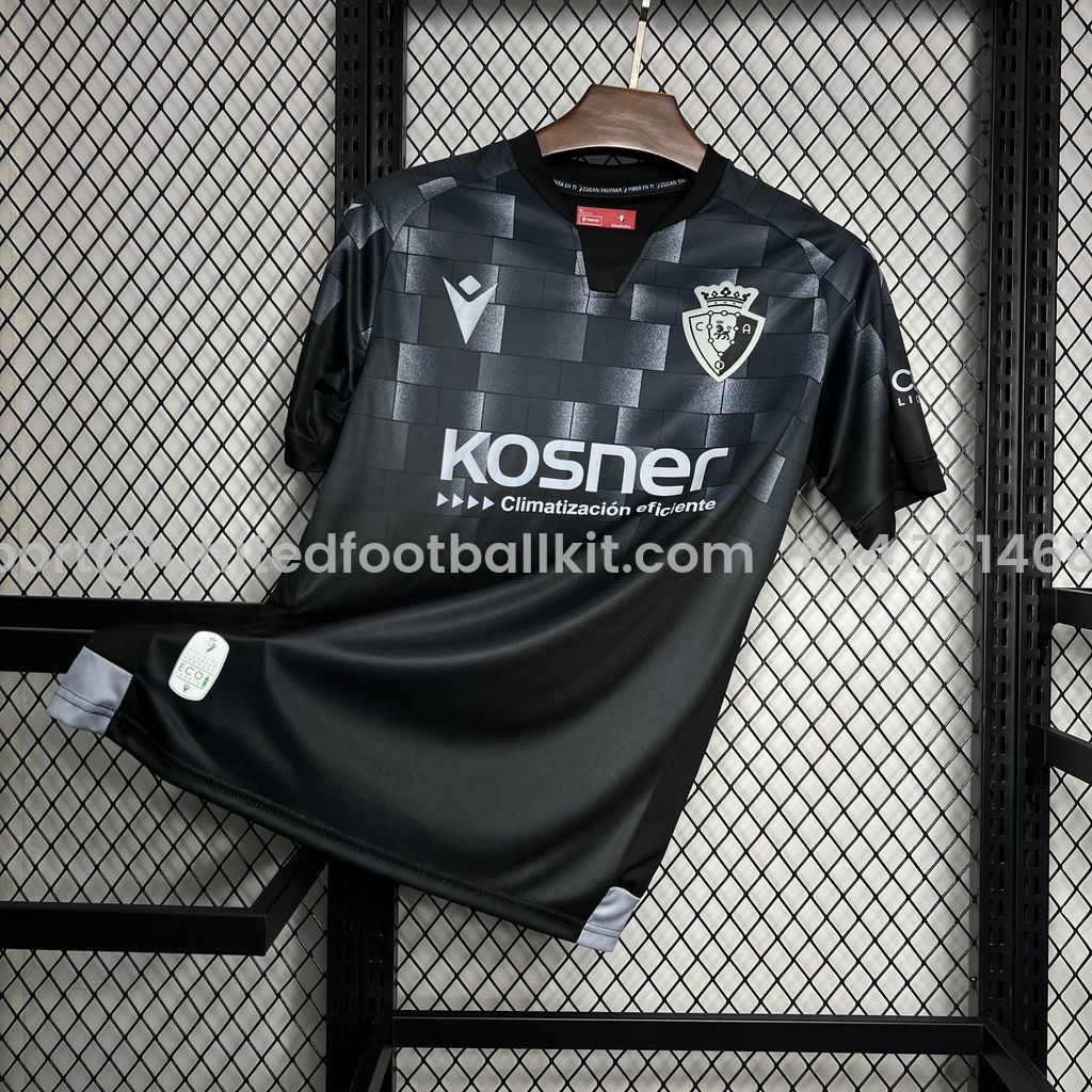 Unitedfootballkit.com | Osasuna 24-25 Third Jersey - Fans Version -Customize Name, Number and Patch | Worldwide Shipping