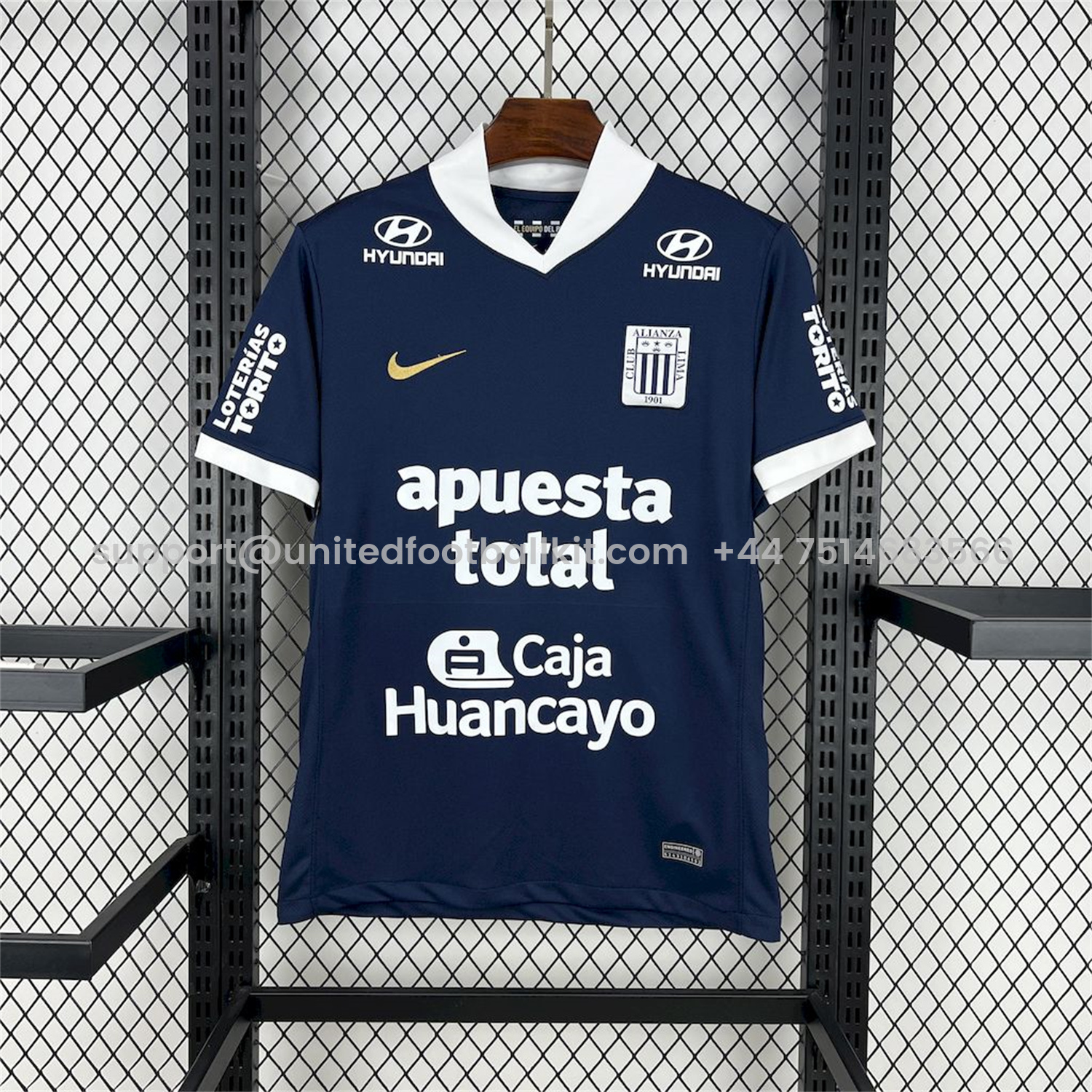 Unitedfootballkit.com | Alianza Lima 25-26 Away Jersey - Fans Version -Customize Name, Number and Patch | Worldwide Shipping