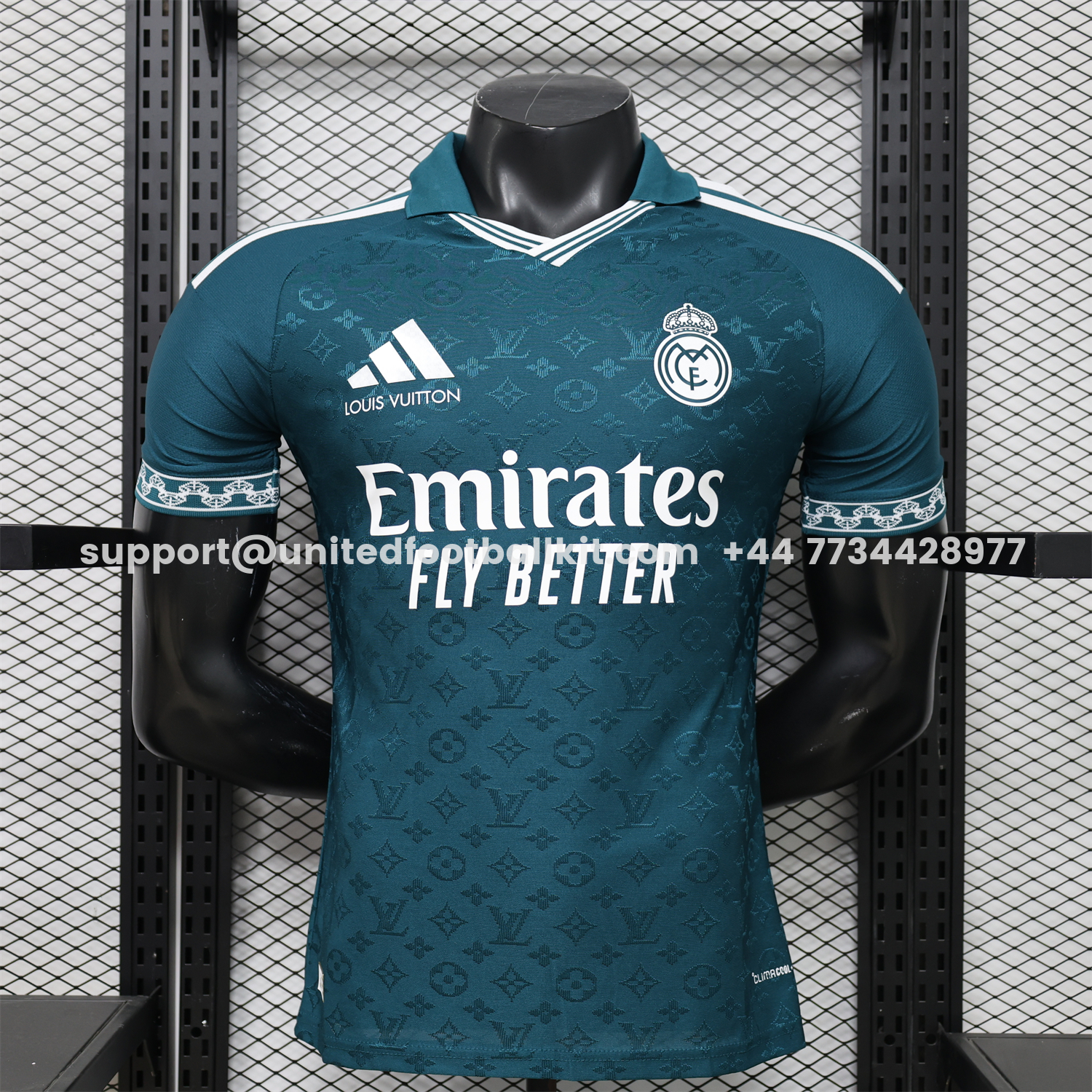 Unitedfootballkit.com | Real Madrid 25-26 Green Special Jersey - Player Version -Customize Name, Number and Patch | Worldwide Shipping