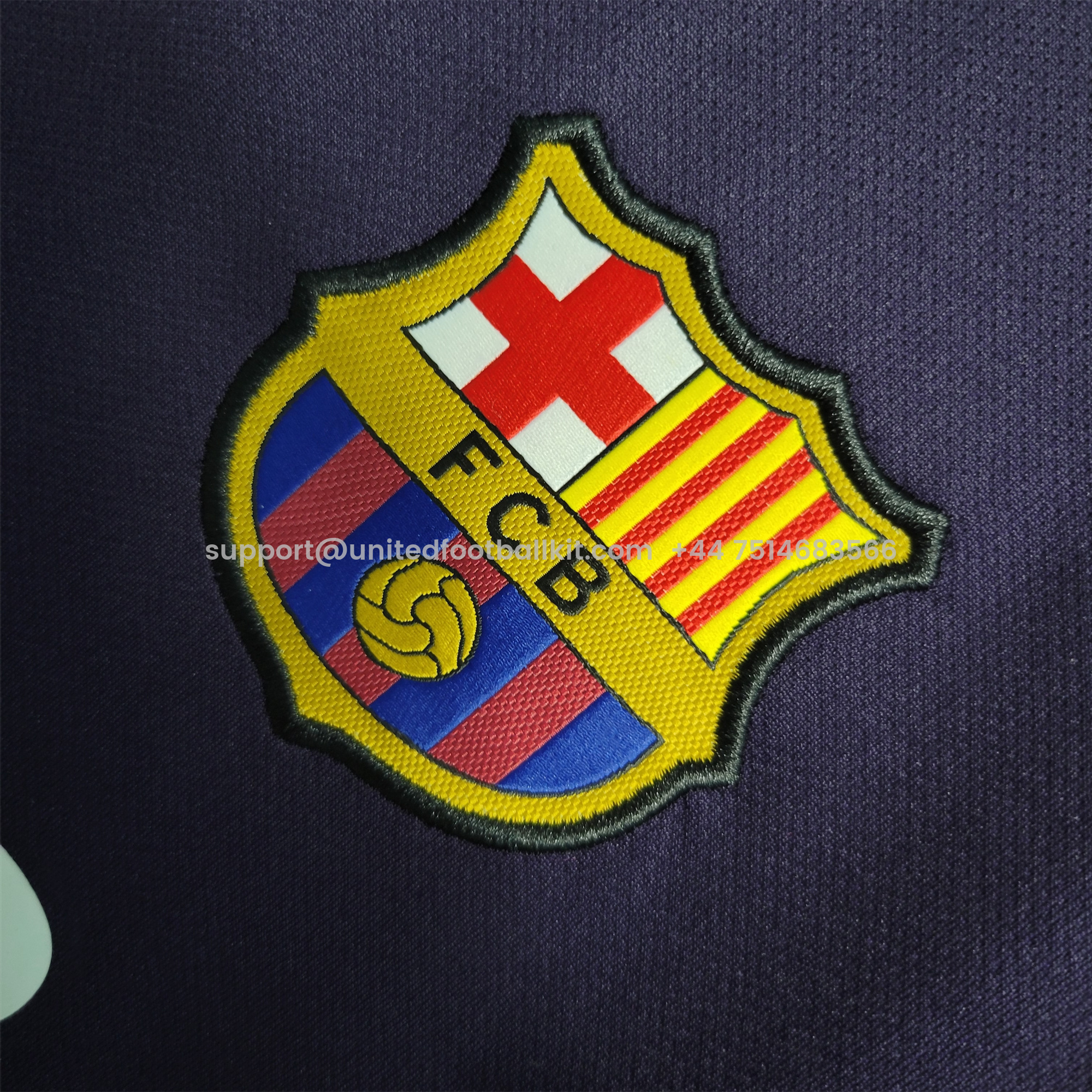Unitedfootballkit.com | Retro Barcelona 16-17 Away Stadium Jersey -Customize Name, Number and Patch | Worldwide Shipping