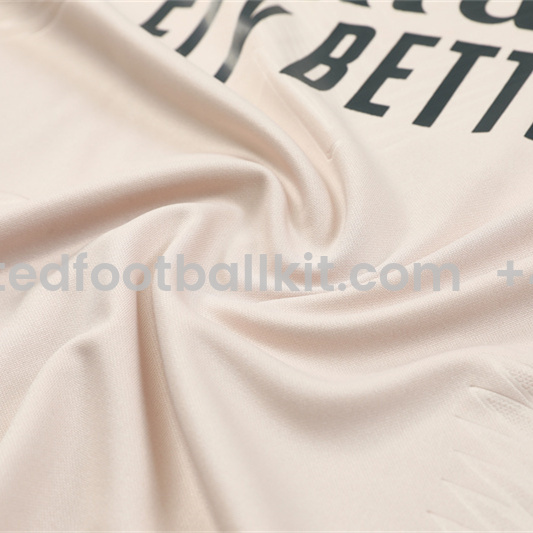Unitedfootballkit.com | Real Madrid 24-25 Long Sleeve Training Set - Player Version - Apricot -Customize Name, Number and Patch | Worldwide Shipping