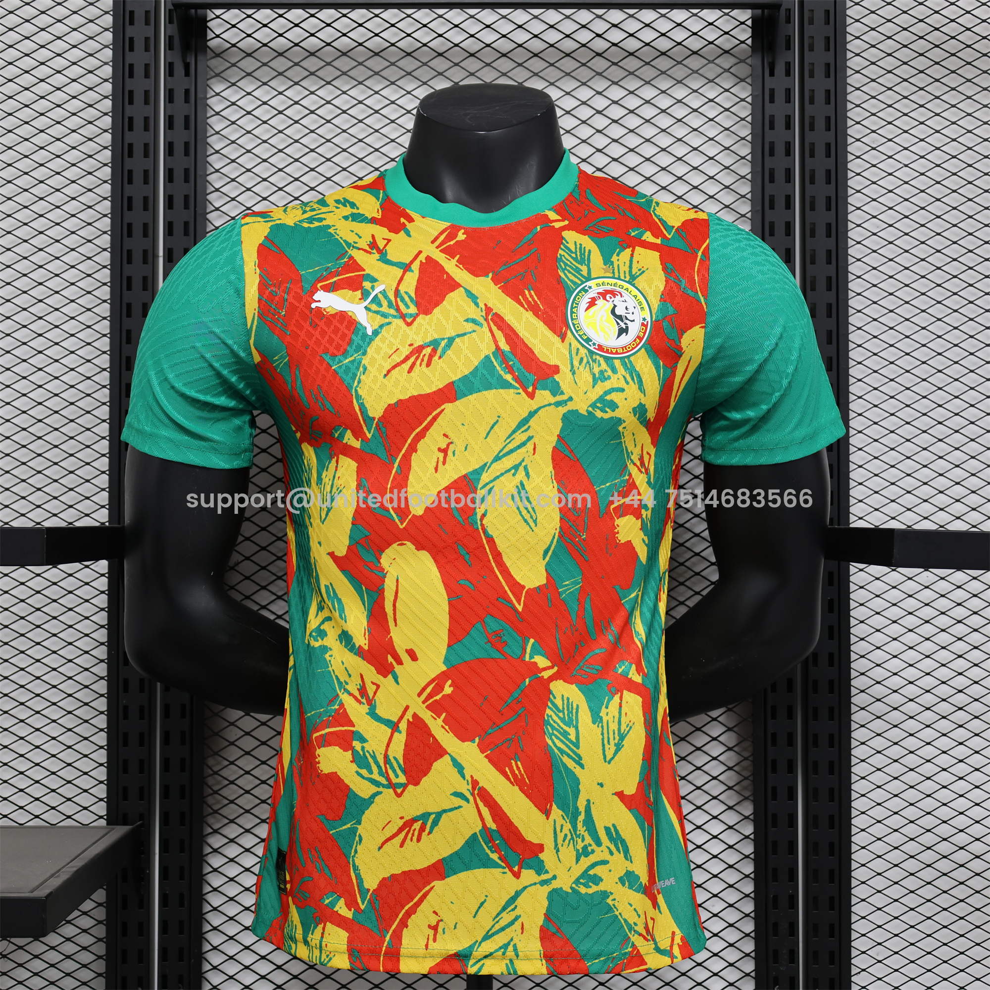 Unitedfootballkit.com | Senegal 24-25 Pre-Match Jersey - Player Version -Customize Name, Number and Patch | Worldwide Shipping