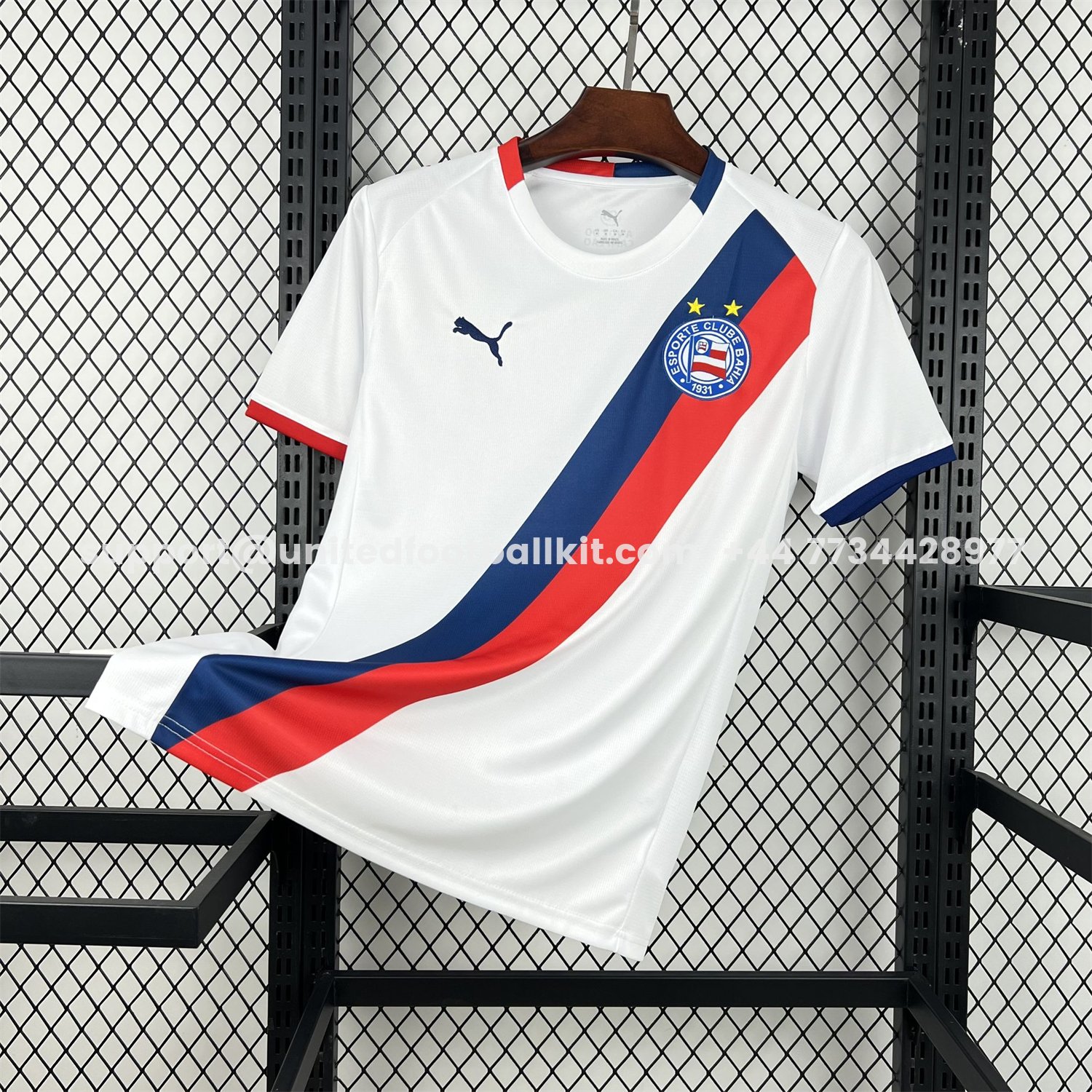 Unitedfootballkit.com | Bahia 26-27 Home Jersey - Fans Version -Customize Name, Number and Patch | Worldwide Shipping