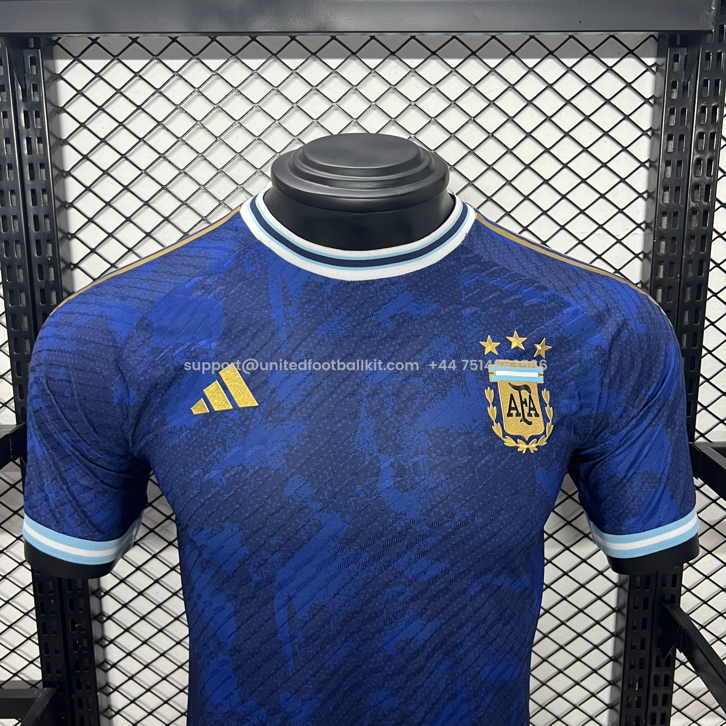 Unitedfootballkit.com | Argentina 2024 Blue Special Edition Jersey - Player Version -Customize Name, Number and Patch | Worldwide Shipping