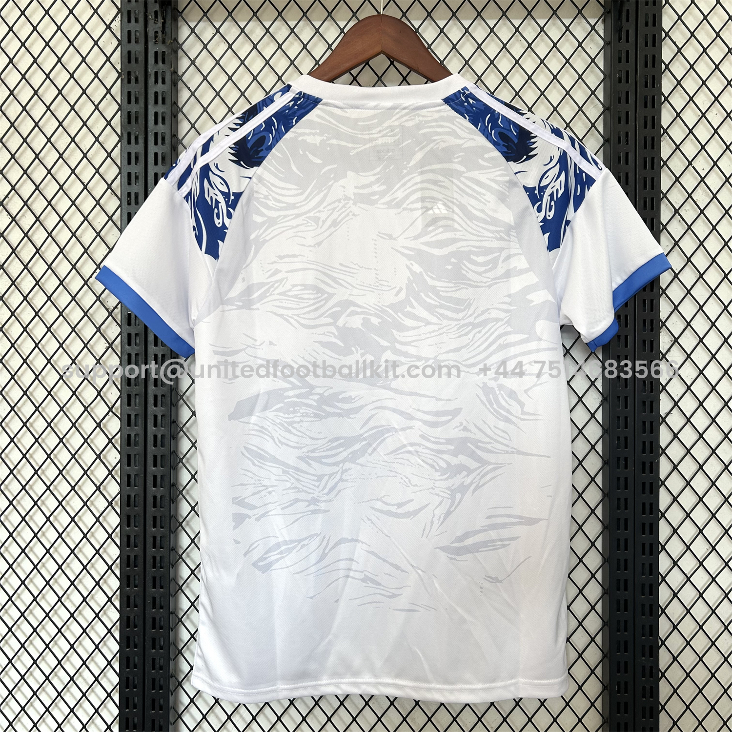 Unitedfootballkit.com | Japan 25-26 Blue Dragon White Jersey - Fans Version -Customize Name, Number and Patch | Worldwide Shipping