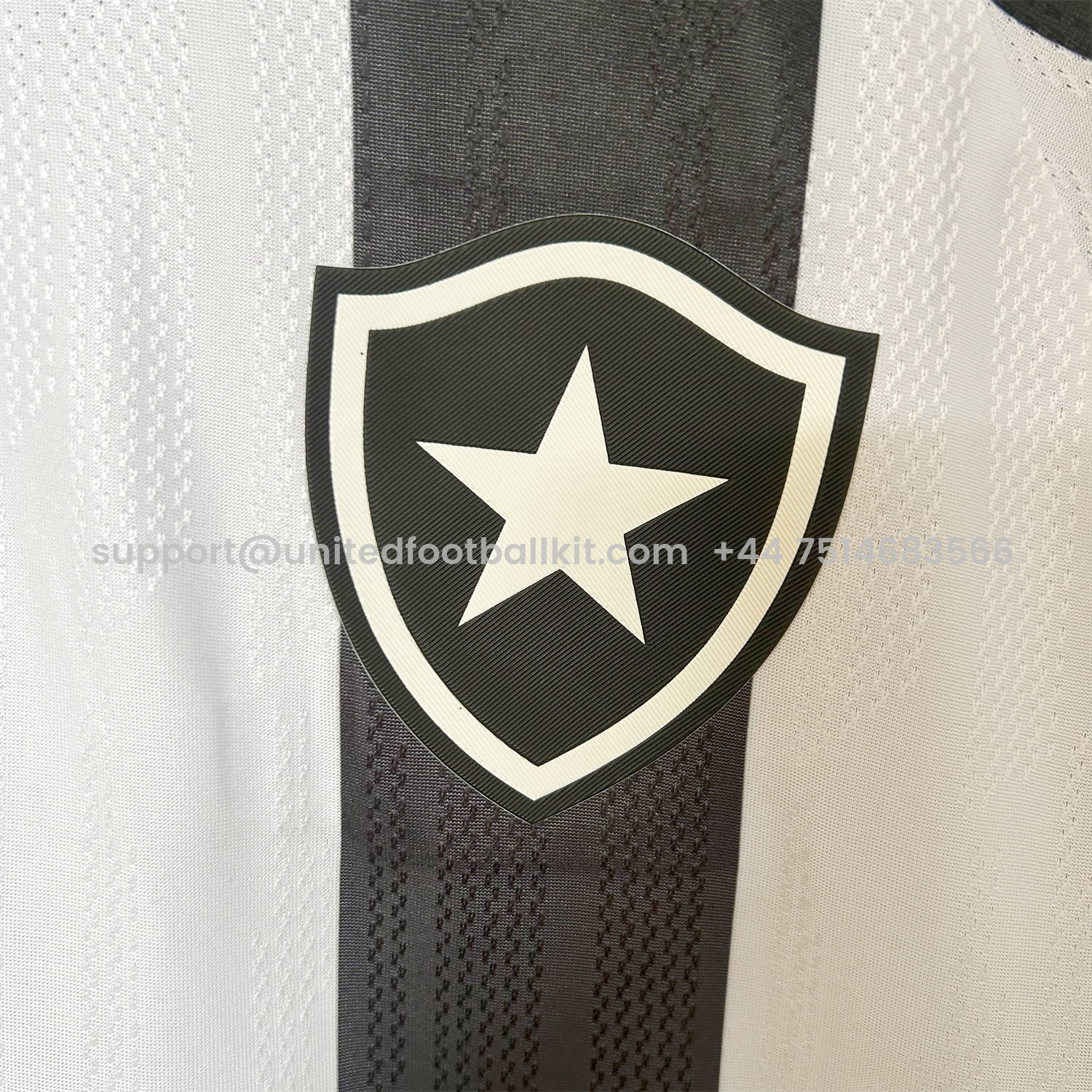 Unitedfootballkit.com | Botafogo 25-26 Home Jersey - Fans Version -Customize Name, Number and Patch | Worldwide Shipping
