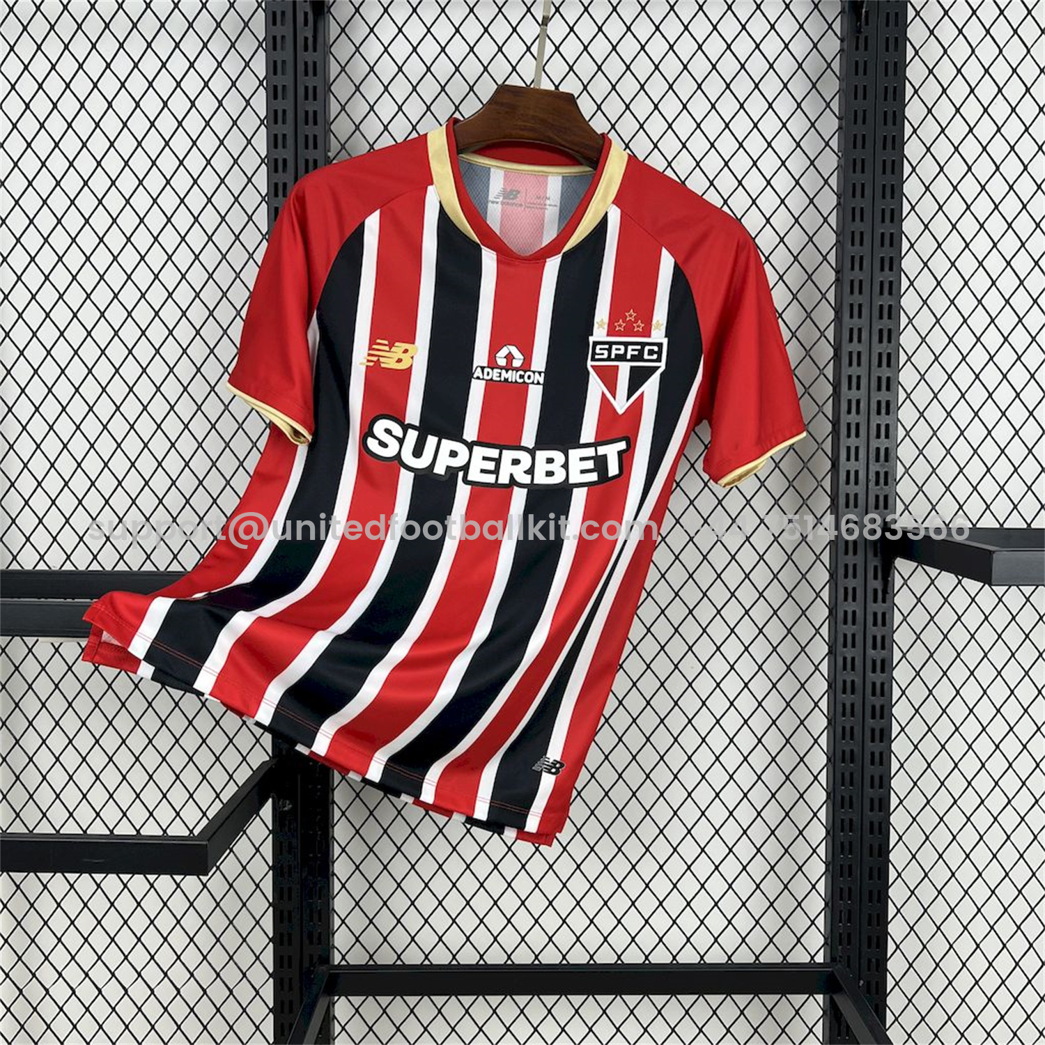 Unitedfootballkit.com | Sao Paulo 25-26 Away Jersey - Fans Version -Customize Name, Number and Patch | Worldwide Shipping