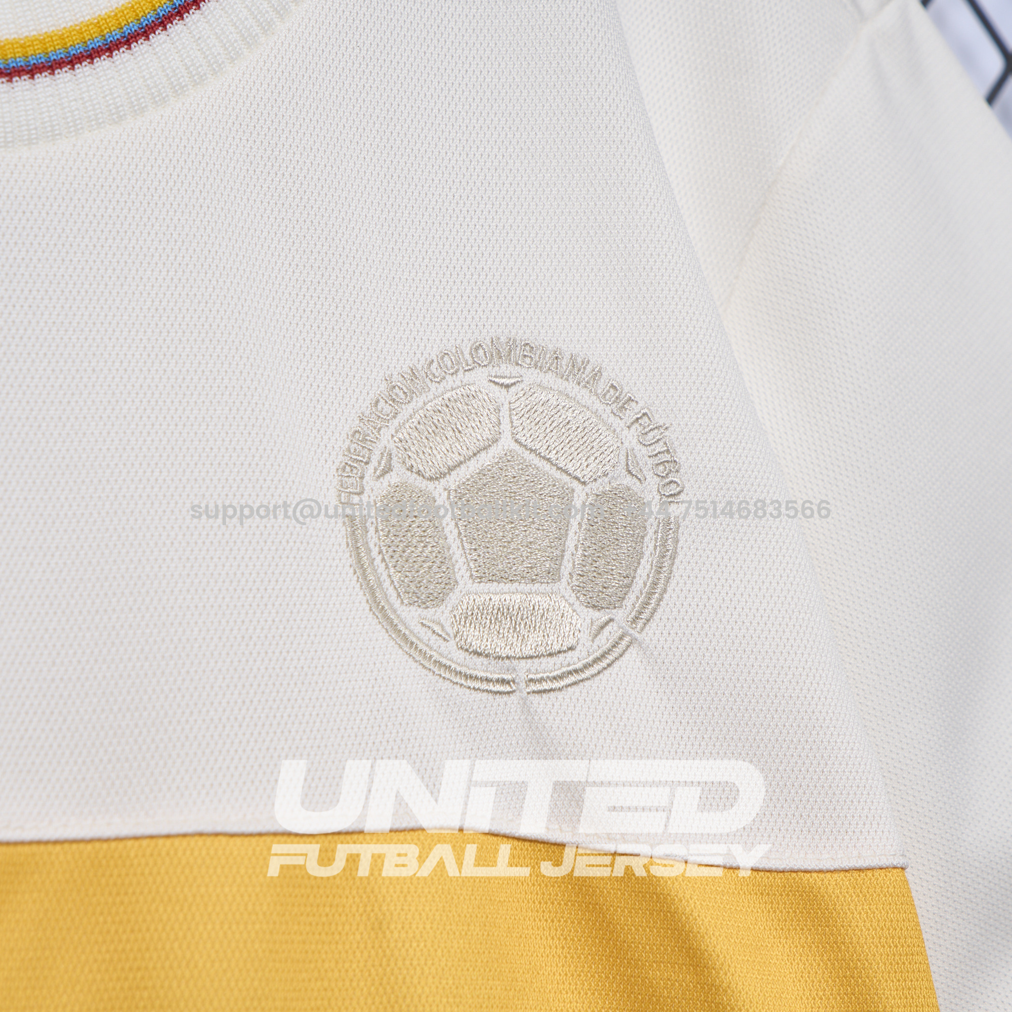 Unitedfootballkit.com | Women's Colombia 2024 100th Anniversary Jersey -Customize Name, Number and Patch | Worldwide Shipping
