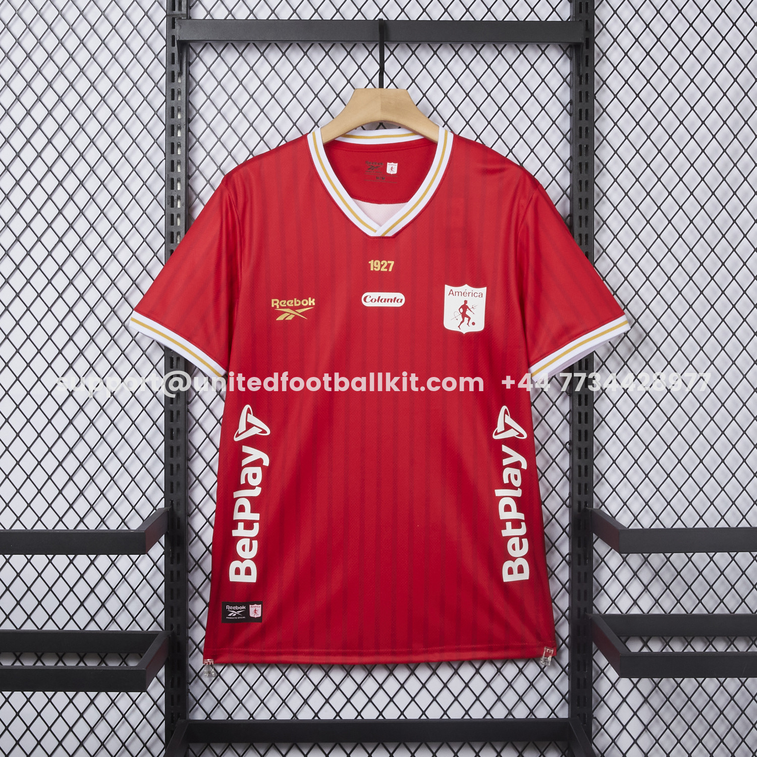 Unitedfootballkit.com | America de Cali 2026 Home Jersey - Fans Version -Customize Name, Number and Patch | Worldwide Shipping