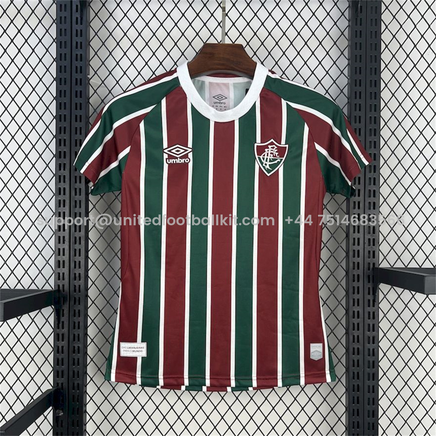 Unitedfootballkit.com | Women's Fluminense 25-26 Home Unsponsored Jersey -Customize Name, Number and Patch | Worldwide Shipping