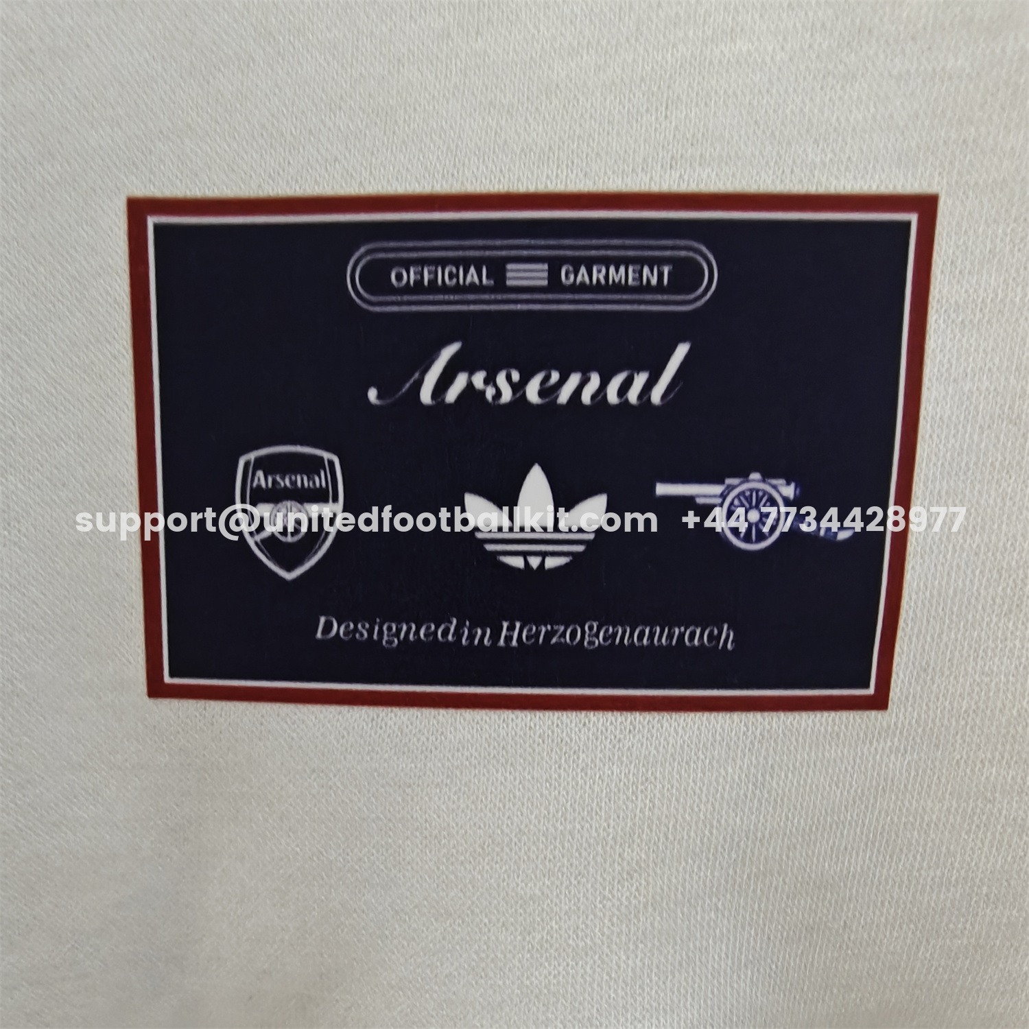 Unitedfootballkit.com | Arsenal 25-26 Originals Terrace Icon Unisex Pullover Hoodie -Customize Name, Number and Patch | Worldwide Shipping