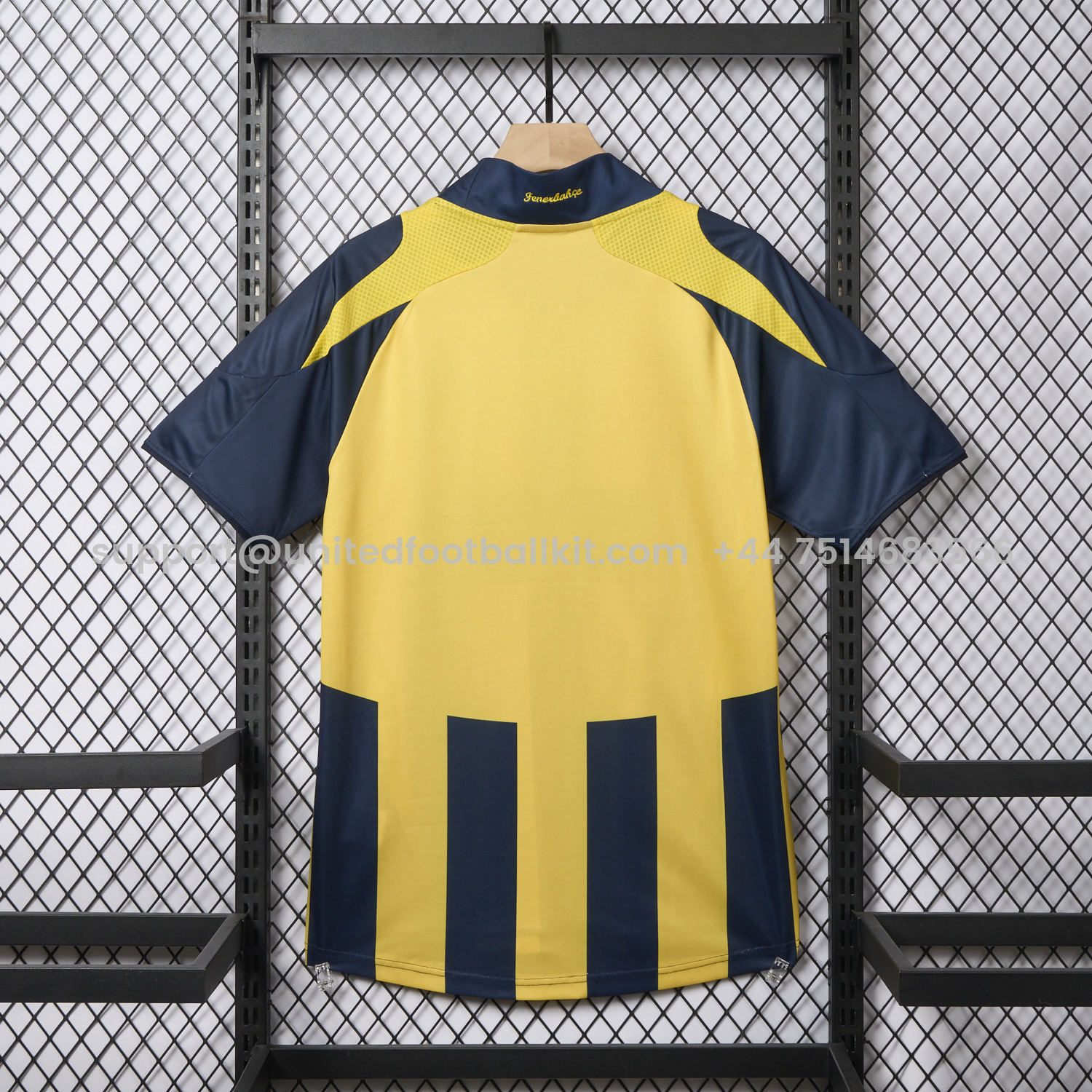 Unitedfootballkit.com | Retro Fenerbahce 2008-09 Home Jersey -Customize Name, Number and Patch | Worldwide Shipping