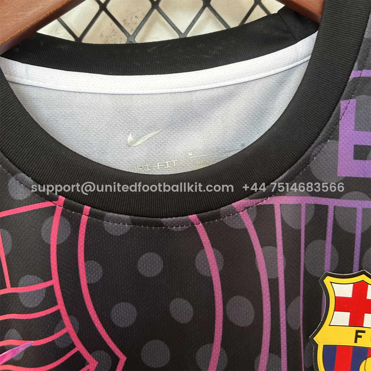 Unitedfootballkit.com | Barcelona 25-26 LOGO Stroke Special Edition Jersey - Fans Version -Customize Name, Number and Patch | Worldwide Shipping