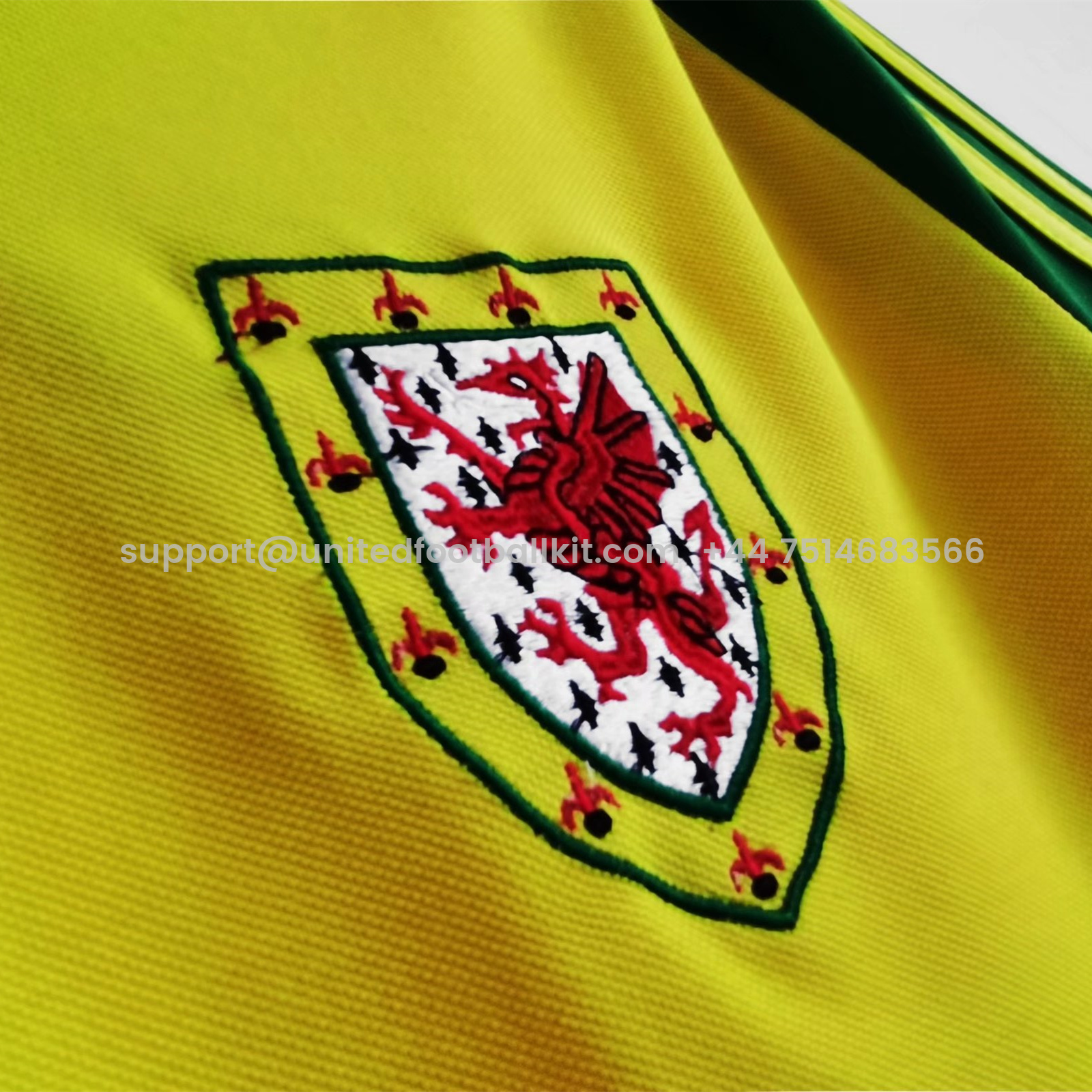 Unitedfootballkit.com | Retro Wales 1982 Away Stadium Jersey -Customize Name, Number and Patch | Worldwide Shipping