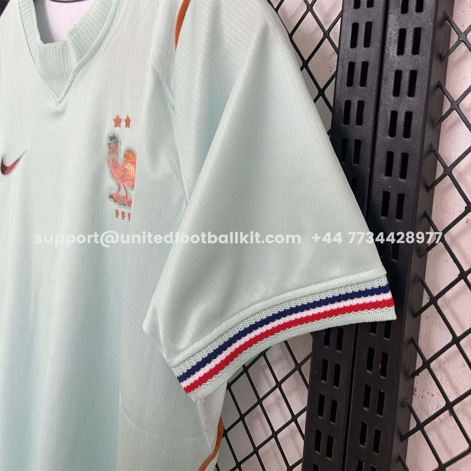 Unitedfootballkit.com | France 2026 Away Mint Green Jersey - Fans Version -Customize Name, Number and Patch | Worldwide Shipping