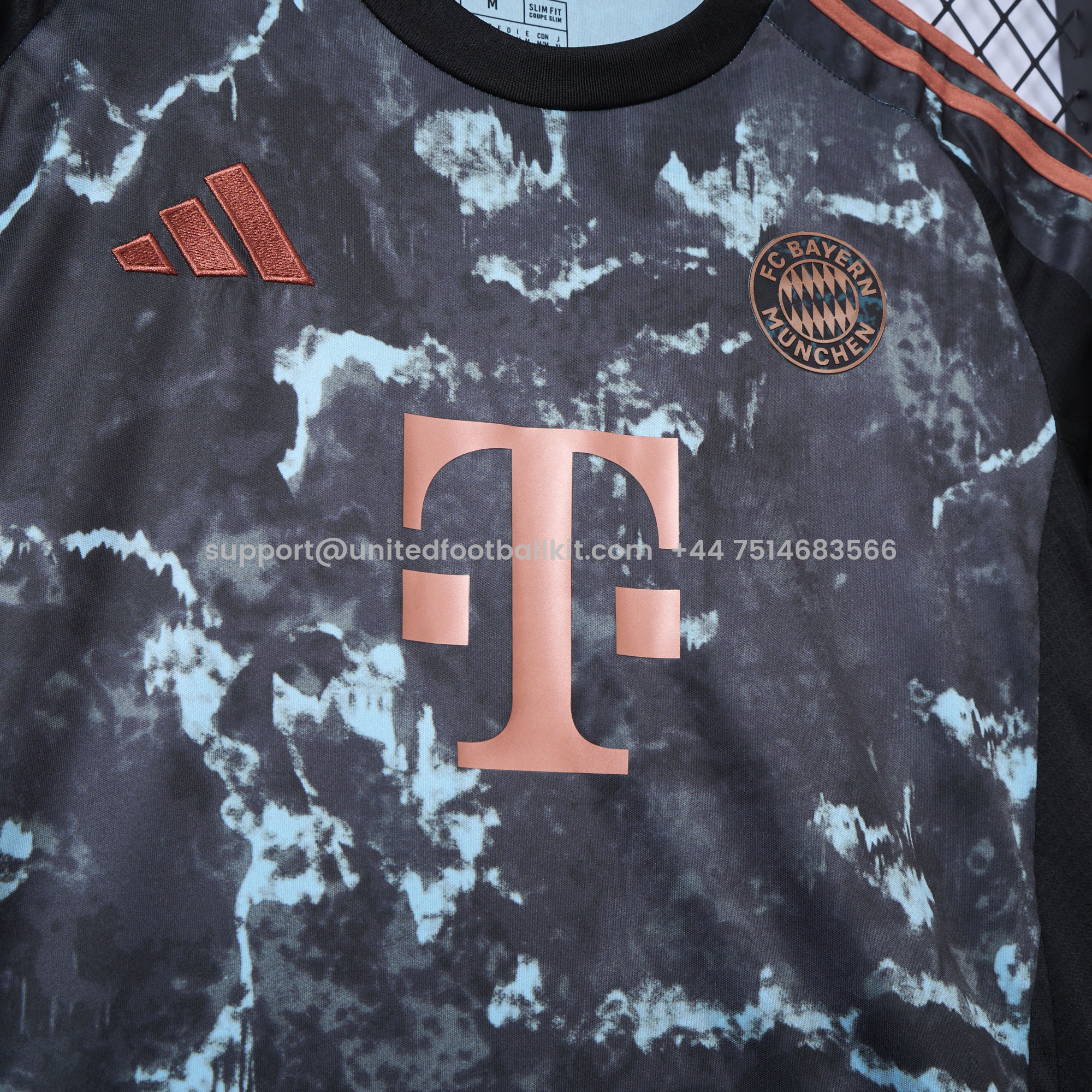 Unitedfootballkit.com | Bayern Munich 24-25 Away Jersey - Fans Version -Customize Name, Number and Patch | Worldwide Shipping