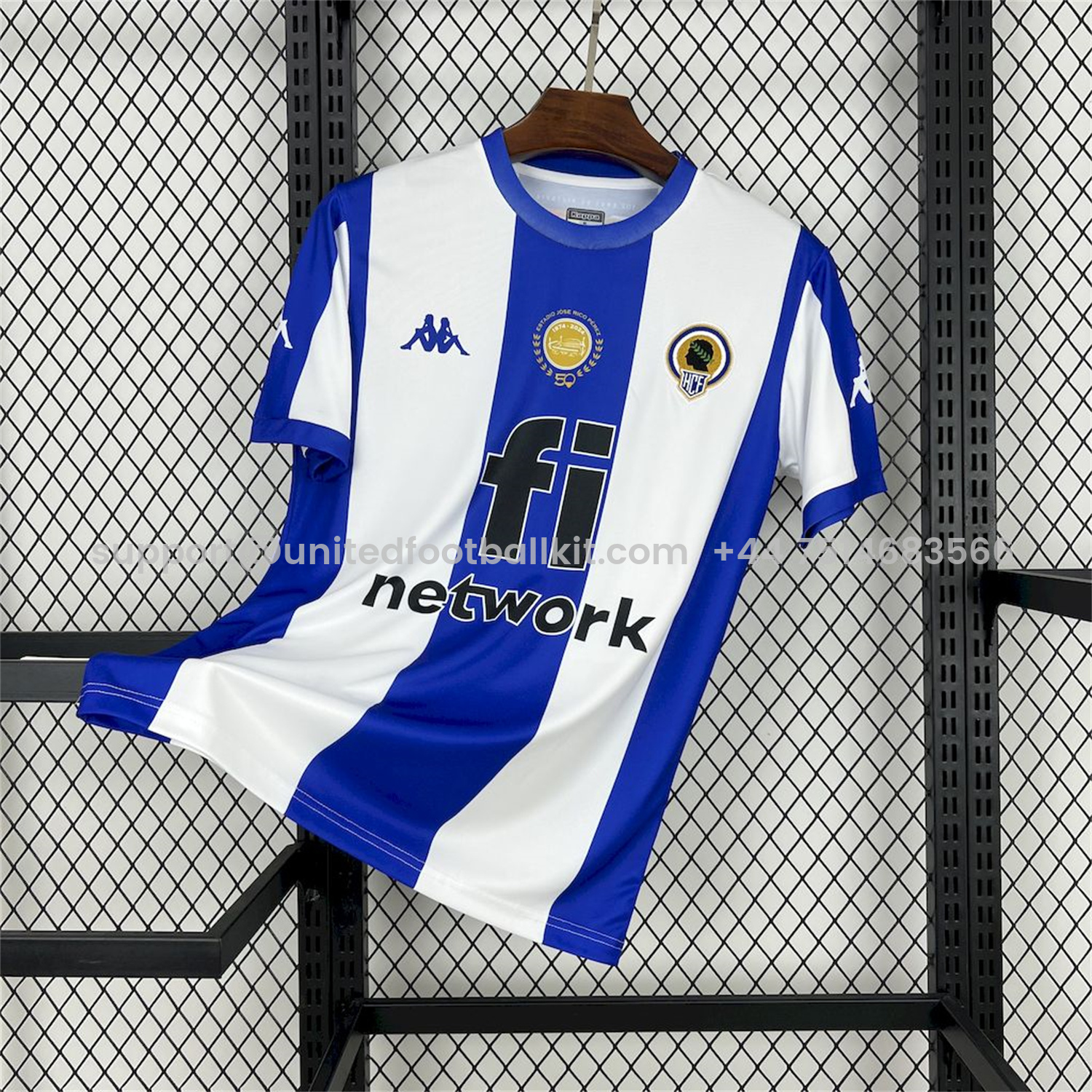 Unitedfootballkit.com | Hércules CF 25-26 Home Jersey - Fans Version -Customize Name, Number and Patch | Worldwide Shipping