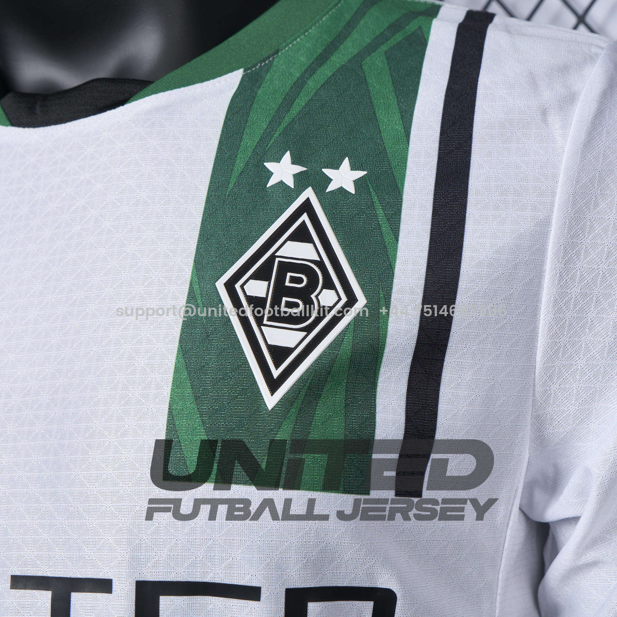 Unitedfootballkit.com | Borussia Mönchengladbach 24-25 Home Jersey - Player Version -Customize Name, Number and Patch | Worldwide Shipping