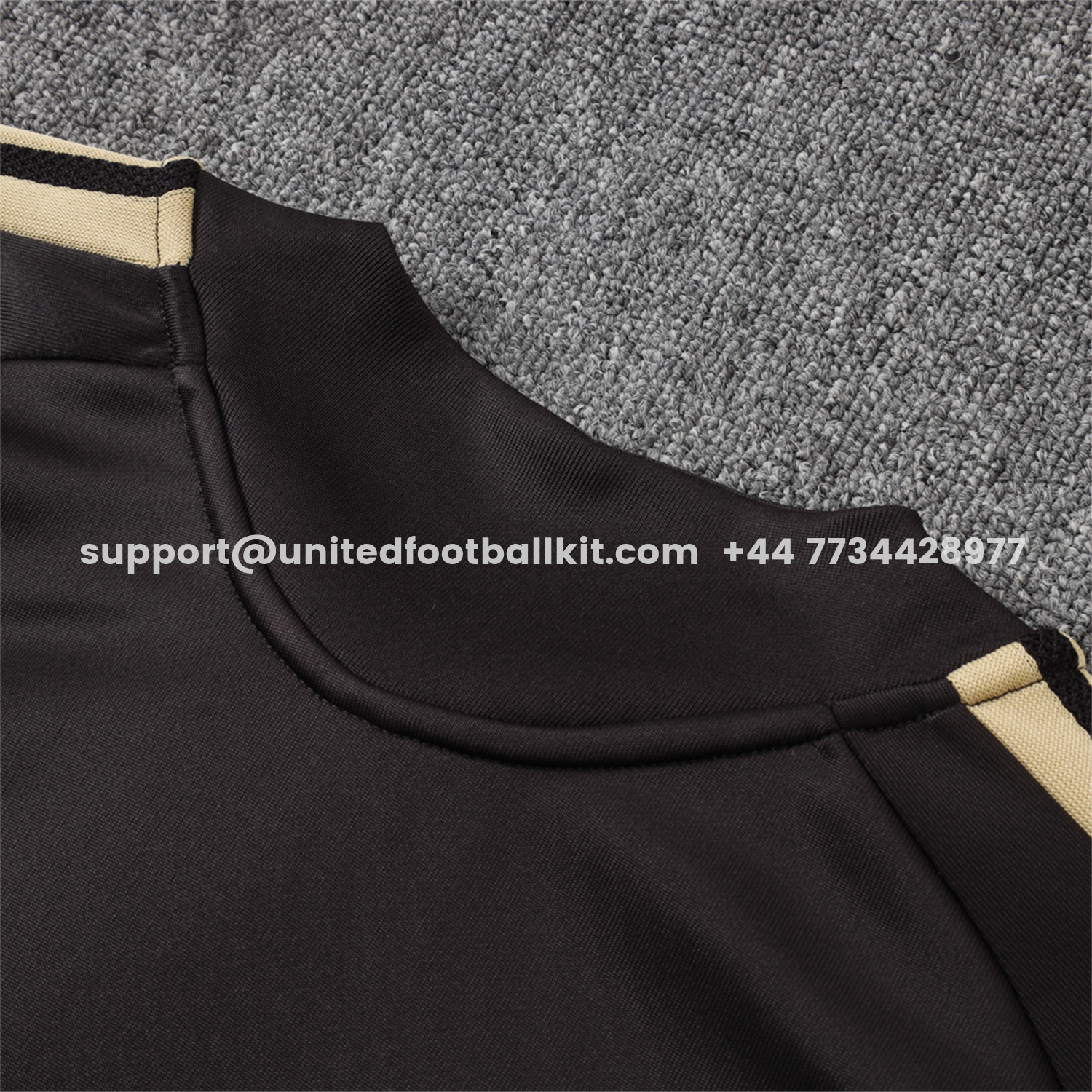 Unitedfootballkit.com | Flamengo 2026 Jacket Training Tracksuit - Black With White Jackets & Pants -Customize Name, Number and Patch | Worldwide Shipping