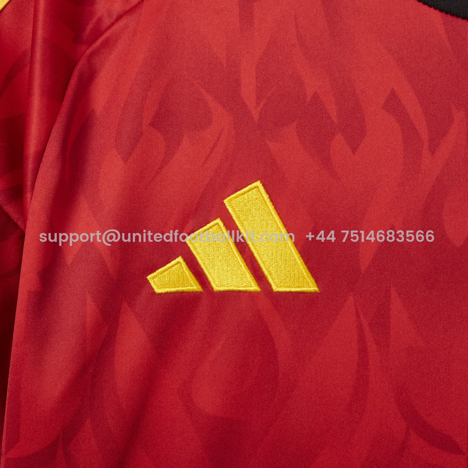 Unitedfootballkit.com | Belgium 2026 Home Jersey - Fans Version -Customize Name, Number and Patch | Worldwide Shipping