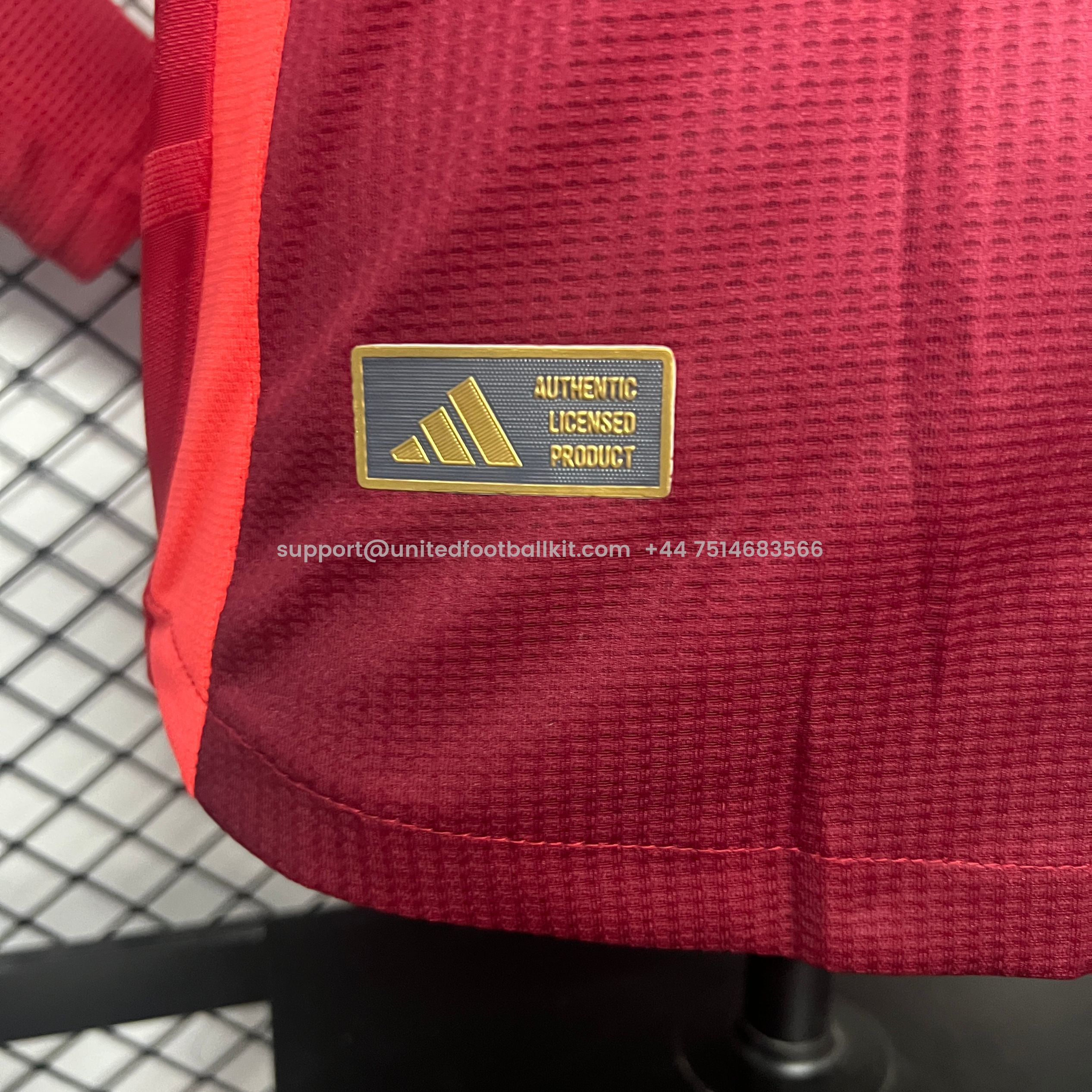 Unitedfootballkit.com | Manchester United 24-25 Home Long Sleeve Jersey - Player Version -Customize Name, Number and Patch | Worldwide Shipping