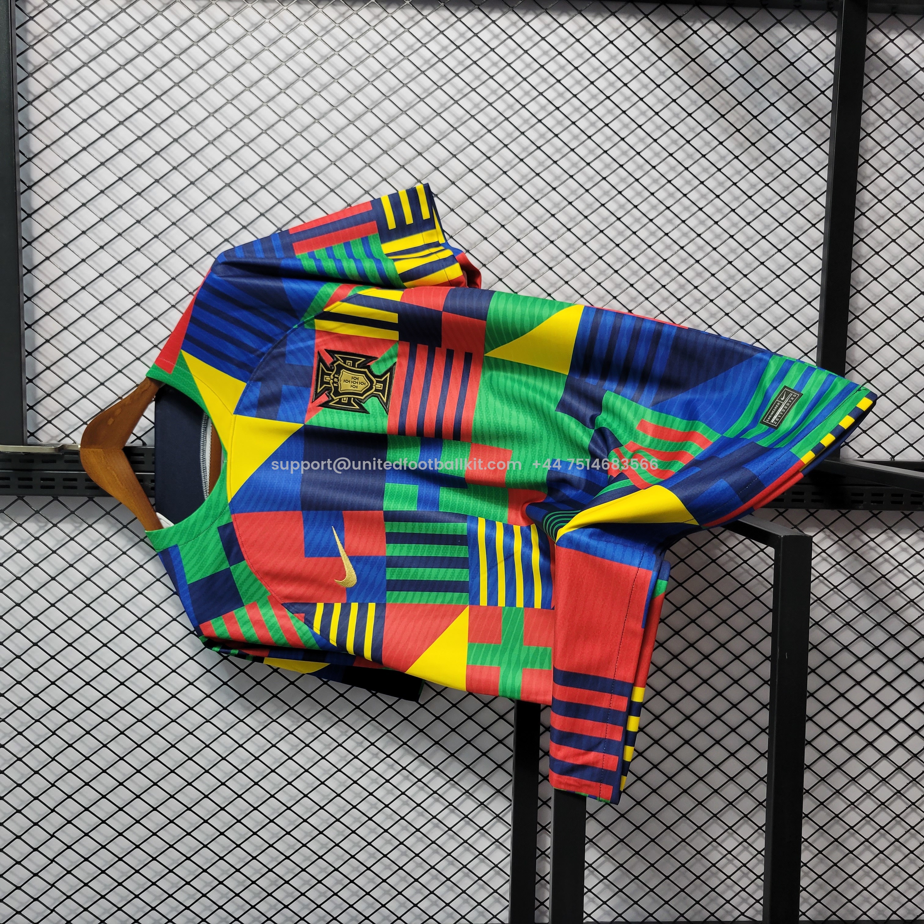 Unitedfootballkit.com | Portugal 2022 World Cup Pre-Match Jersey - Fans Version -Customize Name, Number and Patch | Worldwide Shipping