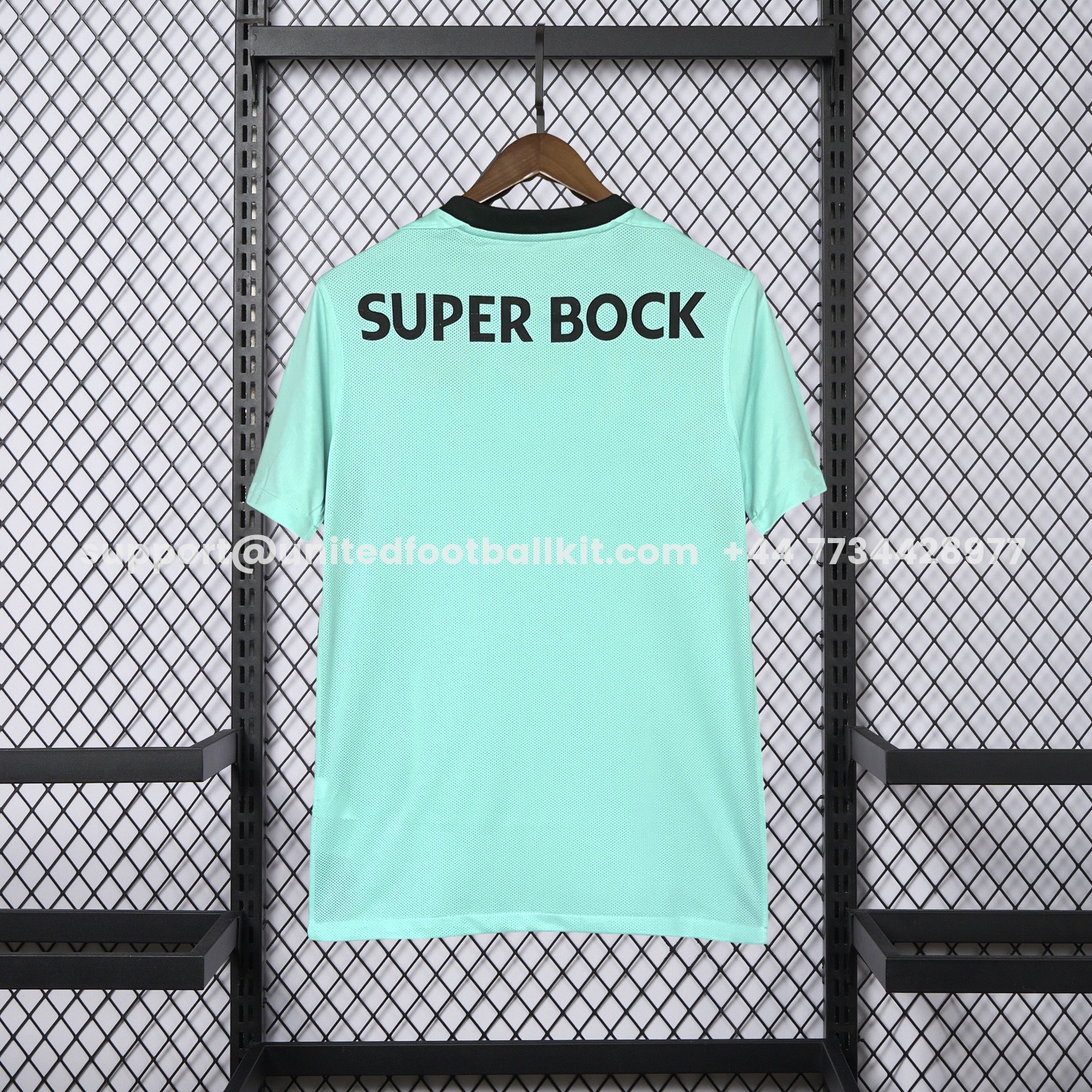 Unitedfootballkit.com | Sporting CP 25-26 Third Cyan Jersey - Fans Version -Customize Name, Number and Patch | Worldwide Shipping