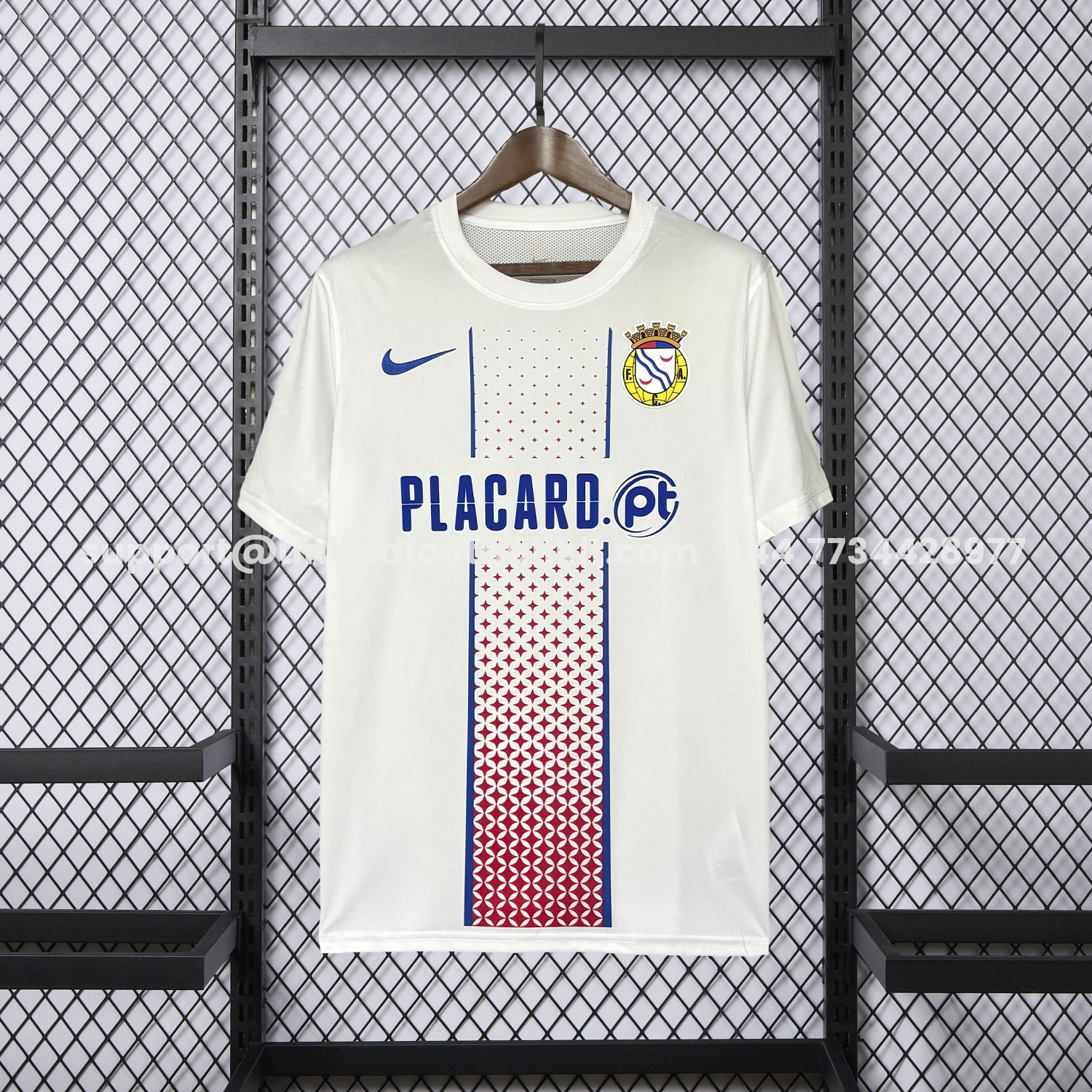 Unitedfootballkit.com | Alverca 25-26 Away White Jersey - Fans Version -Customize Name, Number and Patch | Worldwide Shipping