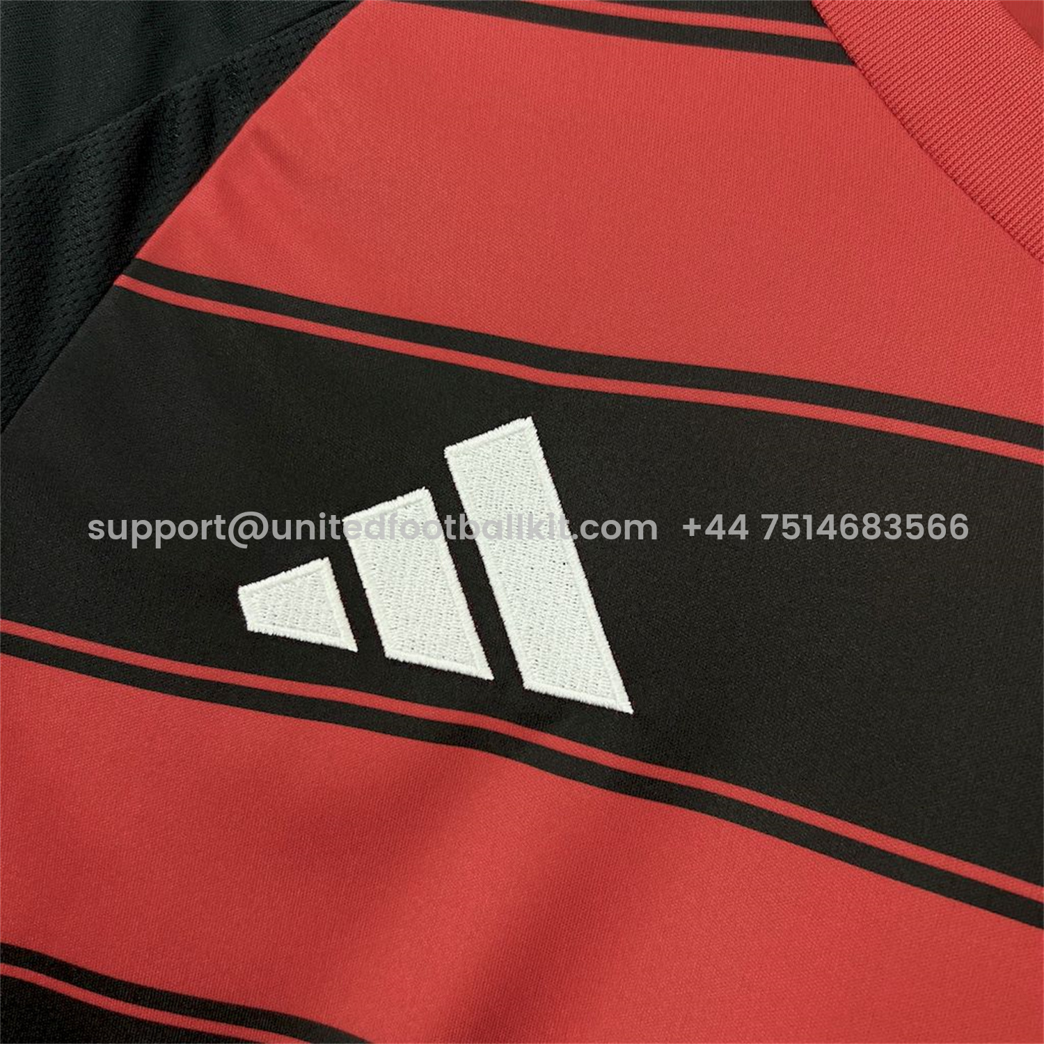 Unitedfootballkit.com | Flamengo 25-26 Home Unsponsored Long Sleeves Jersey - Fans Version -Customize Name, Number and Patch | Worldwide Shipping