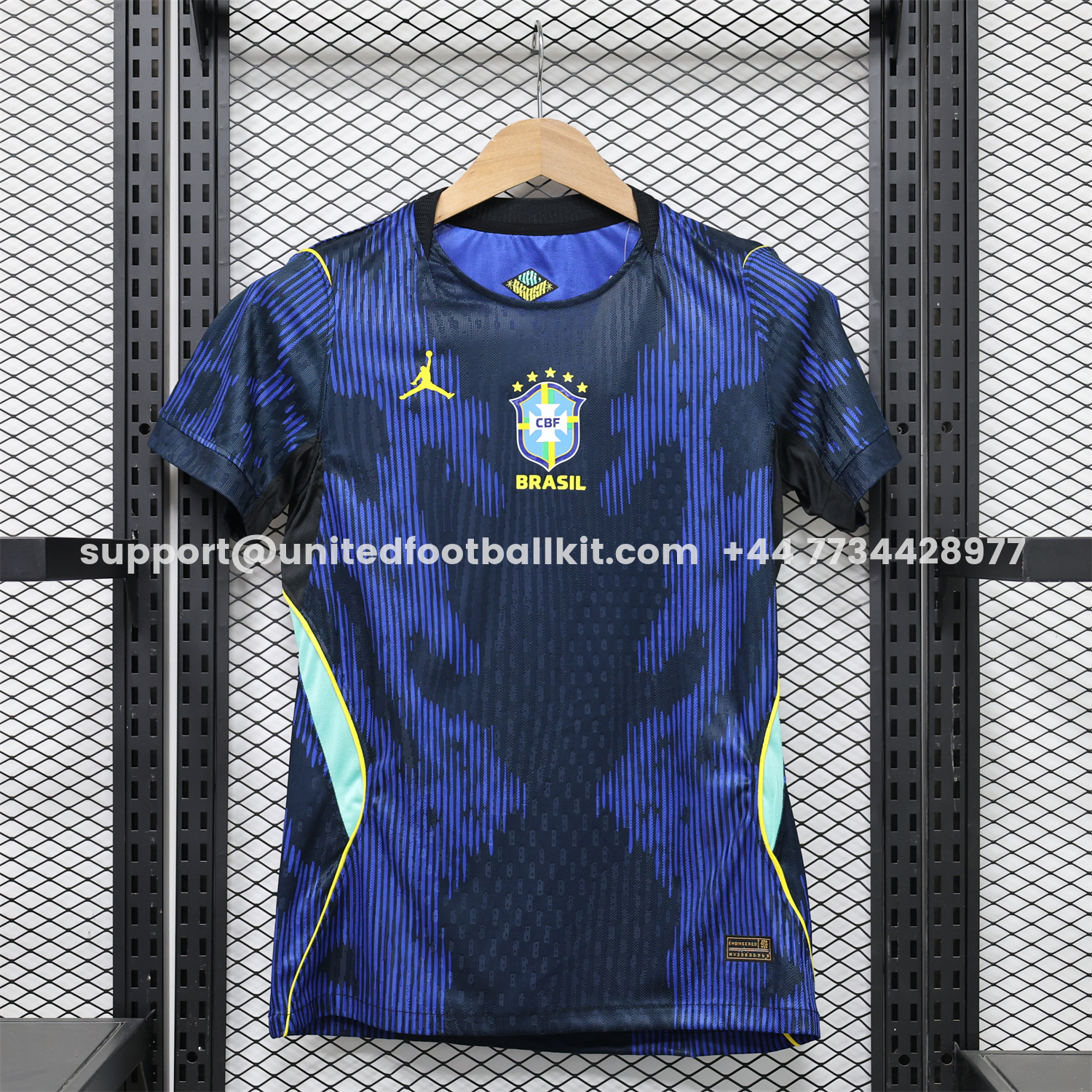 Unitedfootballkit.com | Women's Brazil 2026 Away Jersey - Player Version -Customize Name, Number and Patch | Worldwide Shipping