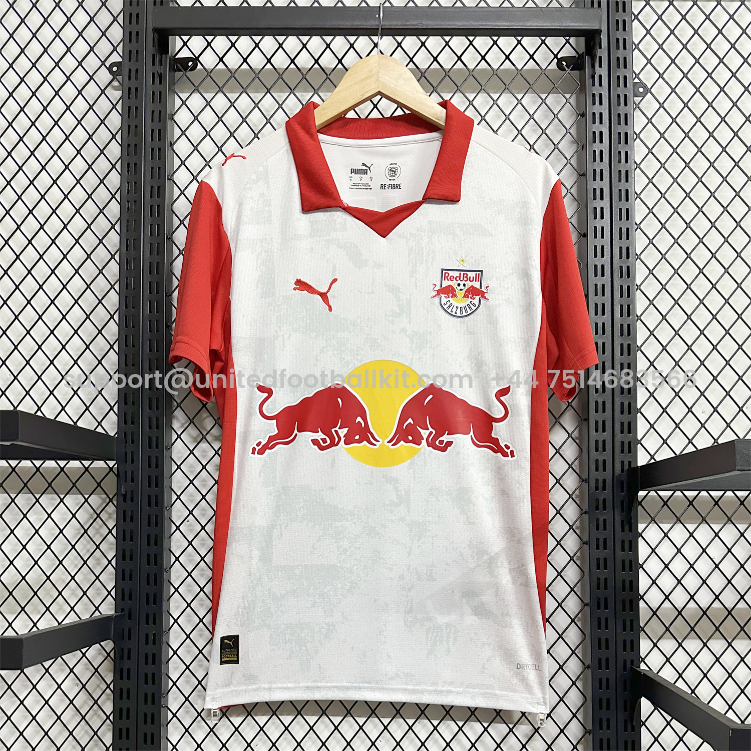 Unitedfootballkit.com | Red Bull Salzburg 25-26 Home Jersey - Fans Version -Customize Name, Number and Patch | Worldwide Shipping