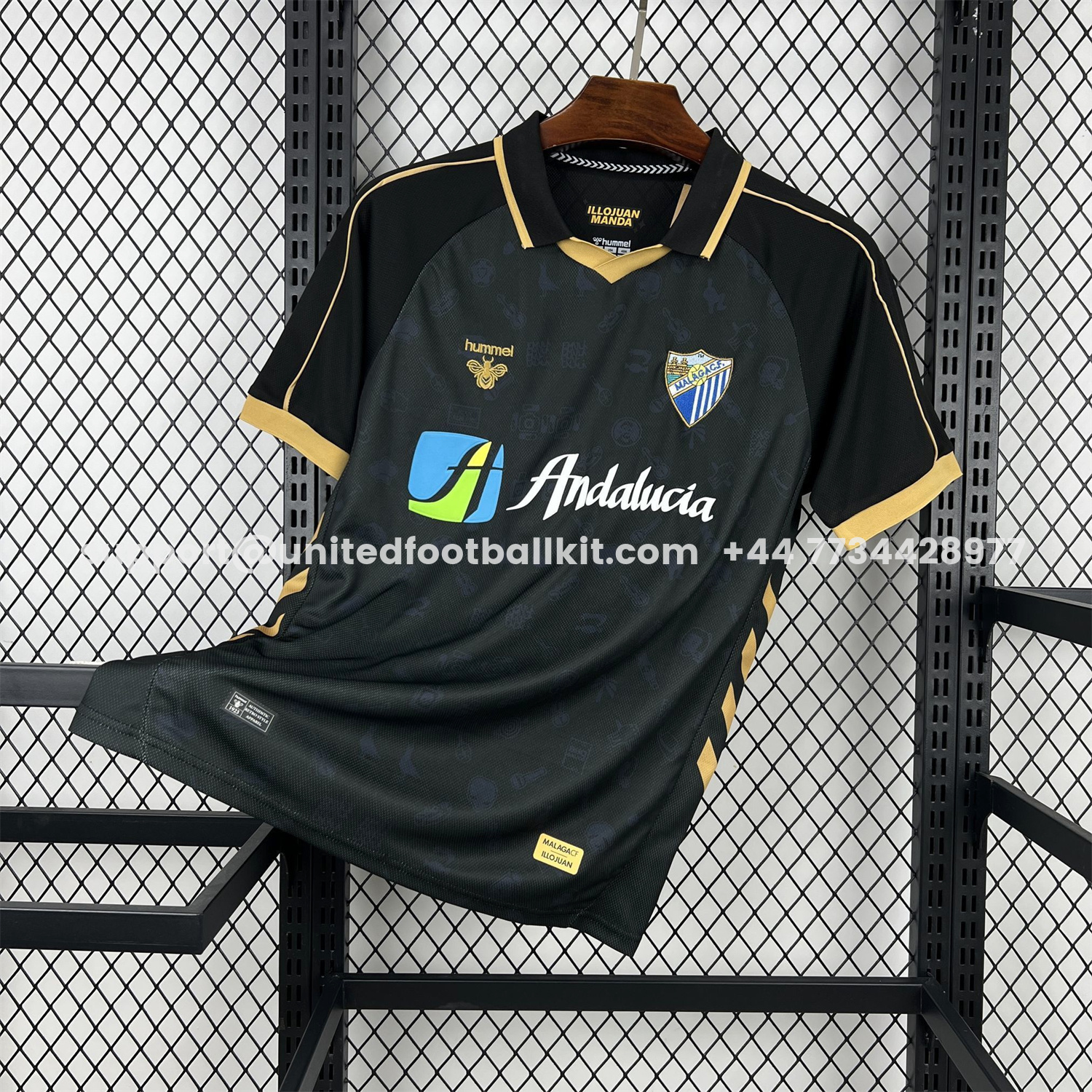 Unitedfootballkit.com | CD Leganés 25-26 Retro Style Black Jersey - Fans Version -Customize Name, Number and Patch | Worldwide Shipping