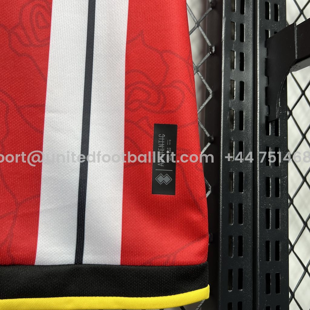 Unitedfootballkit.com | Sheffield United 24-25 Home Stadium Jersey -Customize Name, Number and Patch | Worldwide Shipping