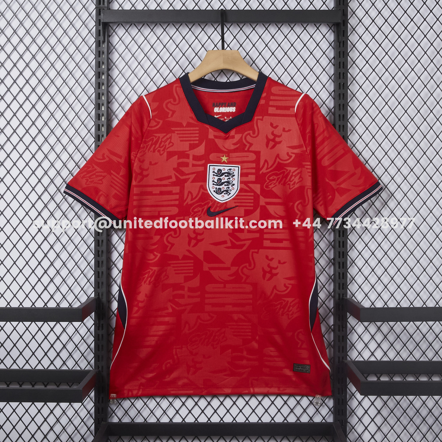 Unitedfootballkit.com | England 2026 Away Jersey - Fans Version -Customize Name, Number and Patch | Worldwide Shipping