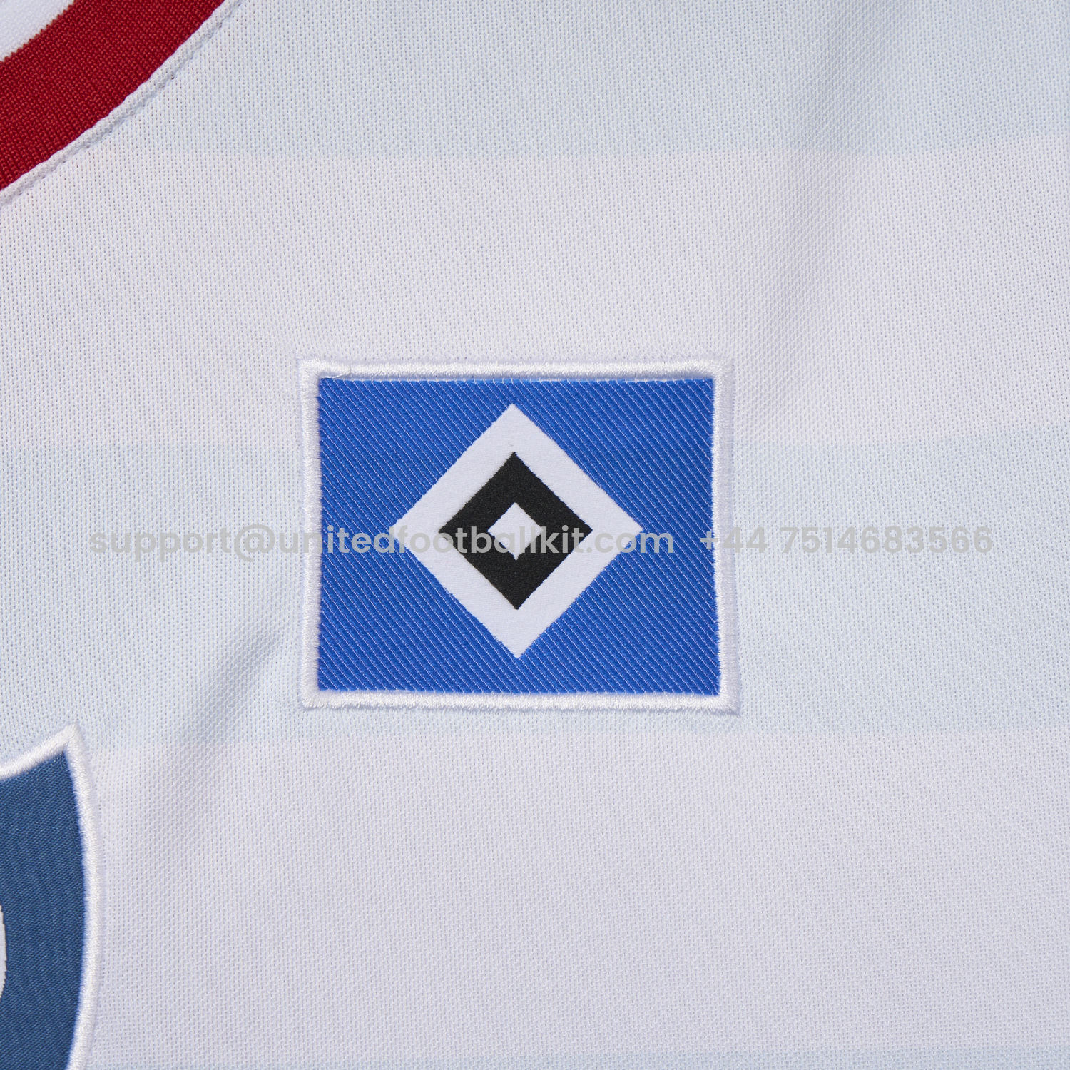 Unitedfootballkit.com | Retro Hamburger SV 1986 Home Jersey -Customize Name, Number and Patch | Worldwide Shipping