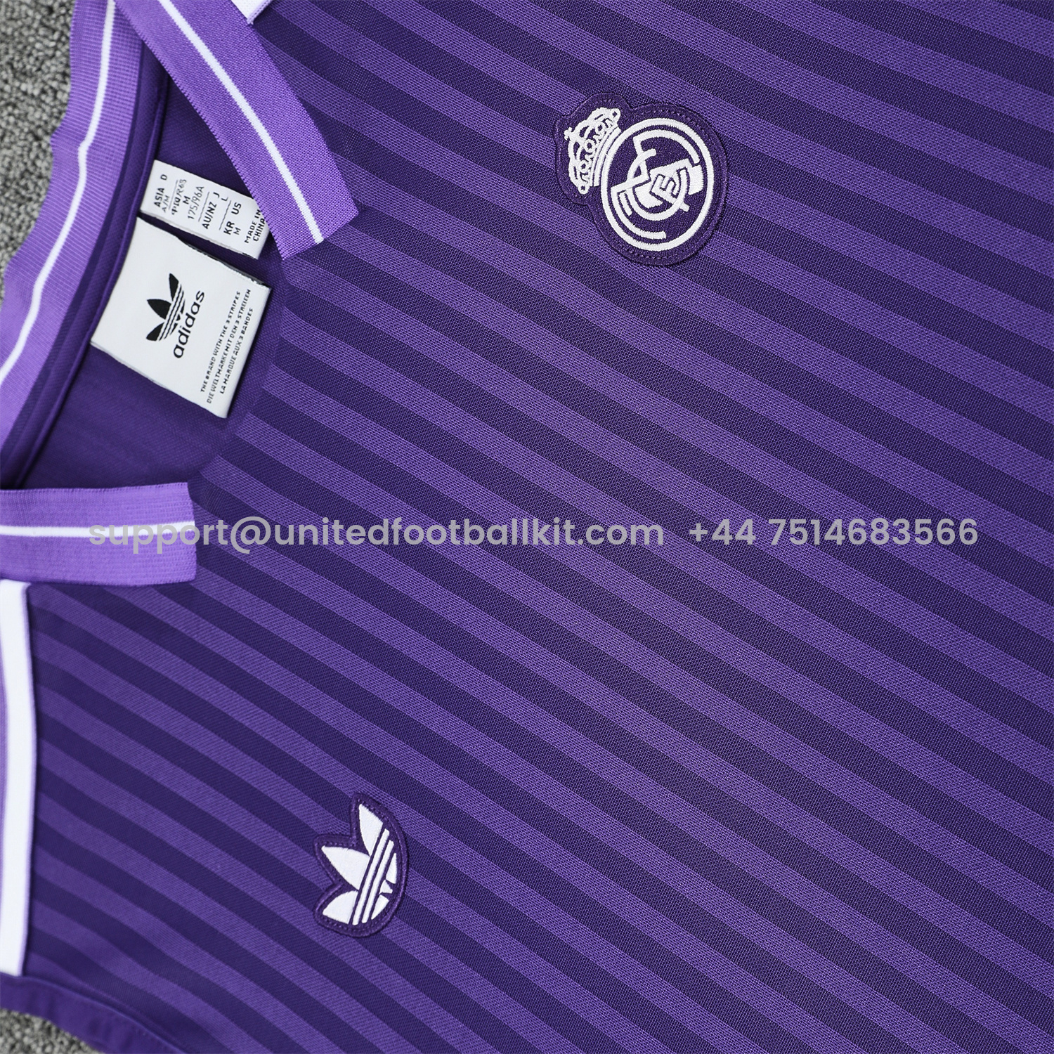 Unitedfootballkit.com | Real Madrid 25-26 Vest Training Set - Pure Purple Vest & Purple Shorts -Customize Name, Number and Patch | Worldwide Shipping