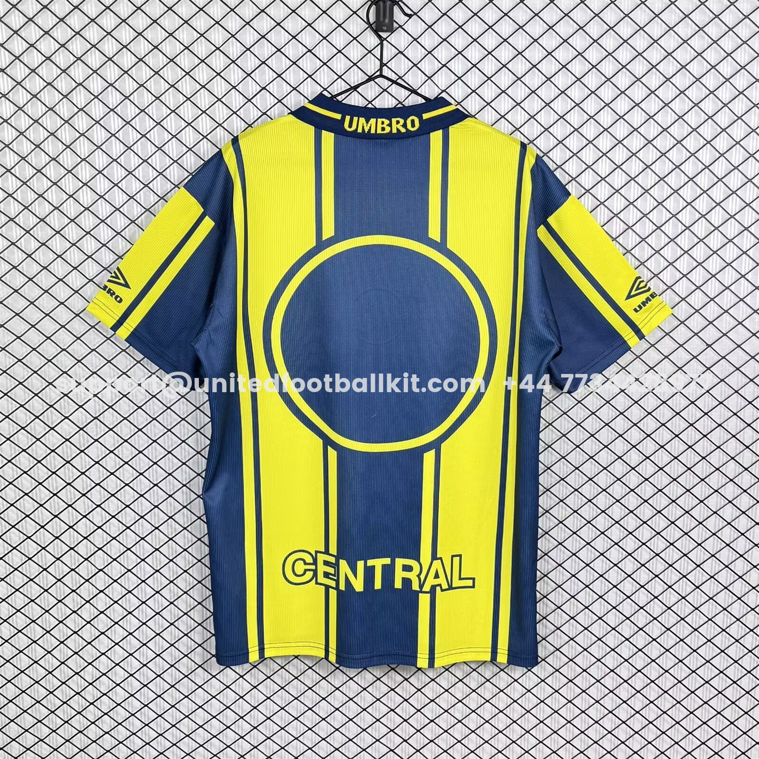 Unitedfootballkit.com | Retro Rosario Central 1998-99 Home Jersey -Customize Name, Number and Patch | Worldwide Shipping
