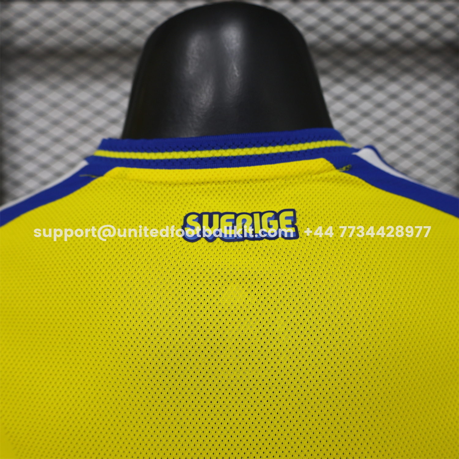 Unitedfootballkit.com | Sweden 2026 Home Jersey - Player Version -Customize Name, Number and Patch | Worldwide Shipping